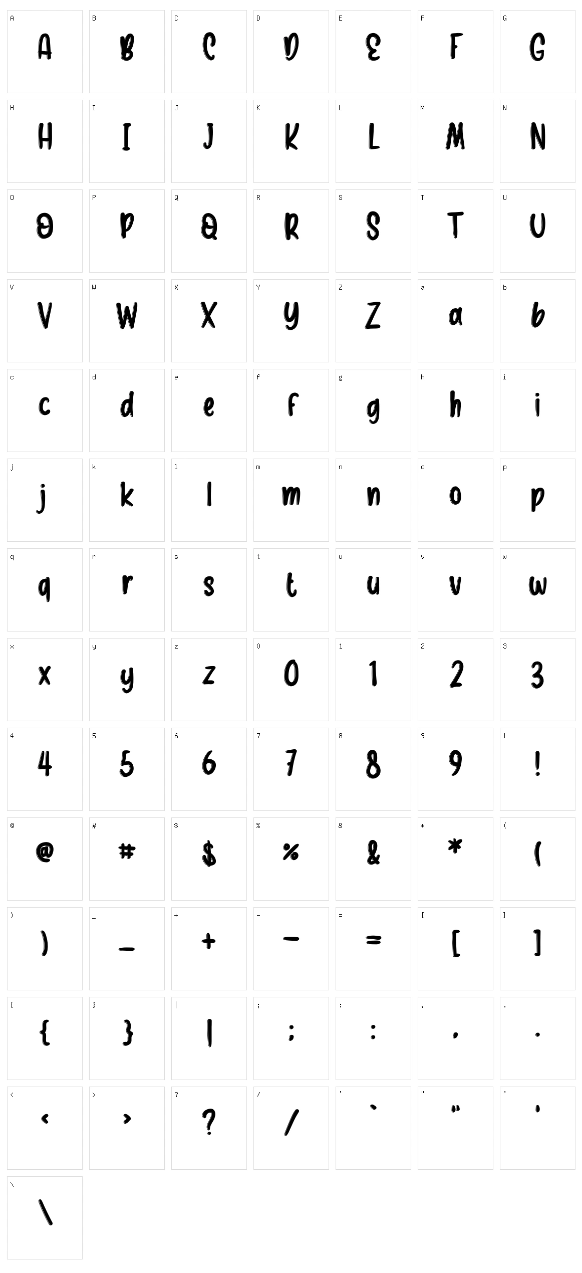 Big Mango Character Set
