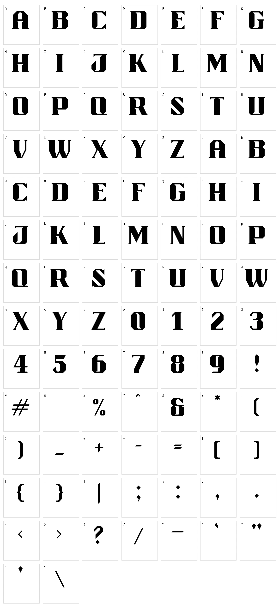 Bisdak Character Set