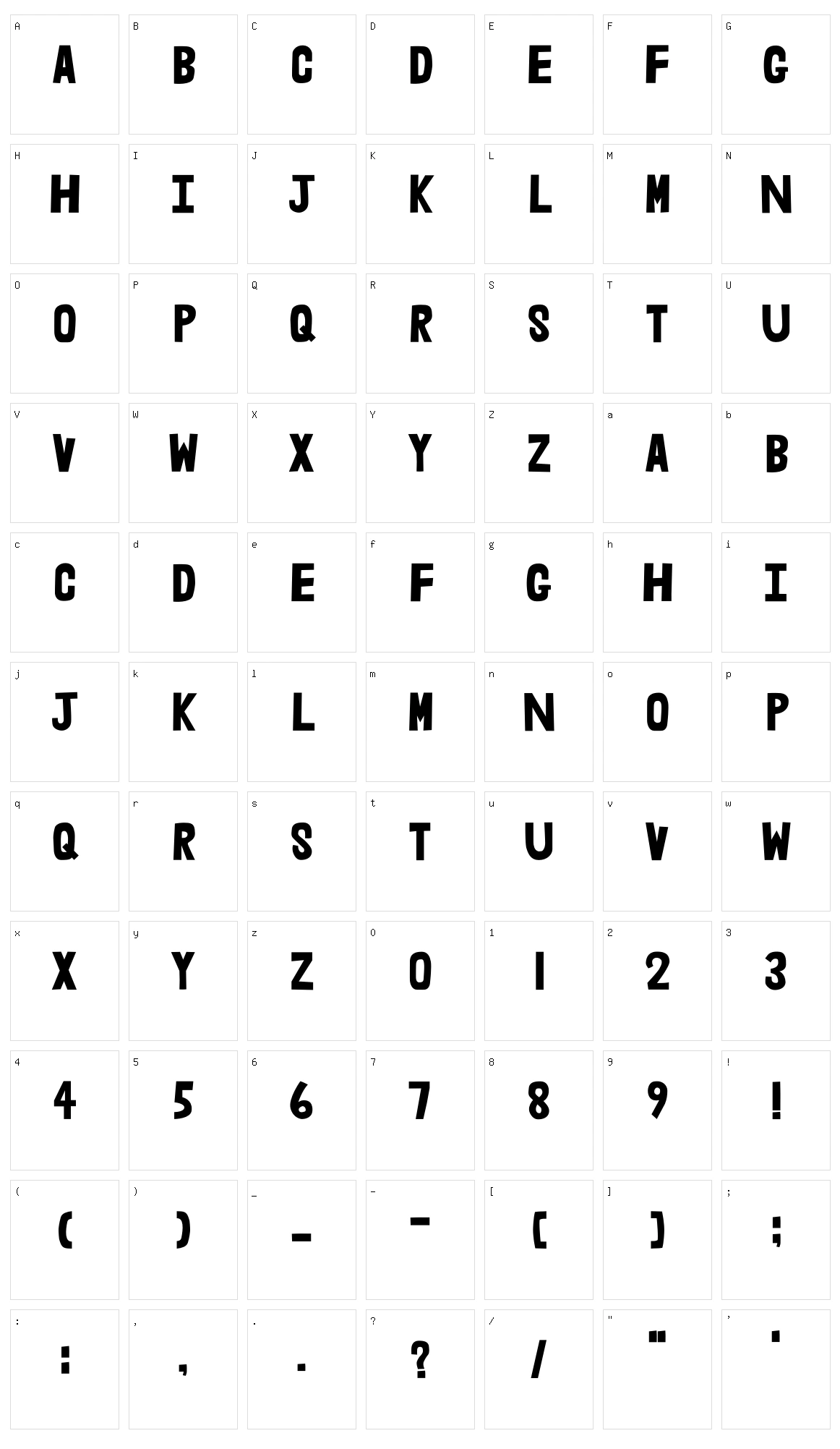 Black Lives Matter Character Set