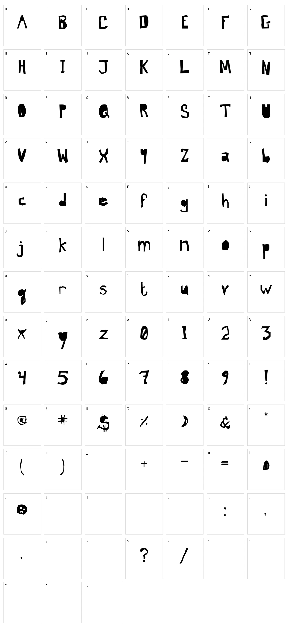 Brand New Day (Midnight) Character Set