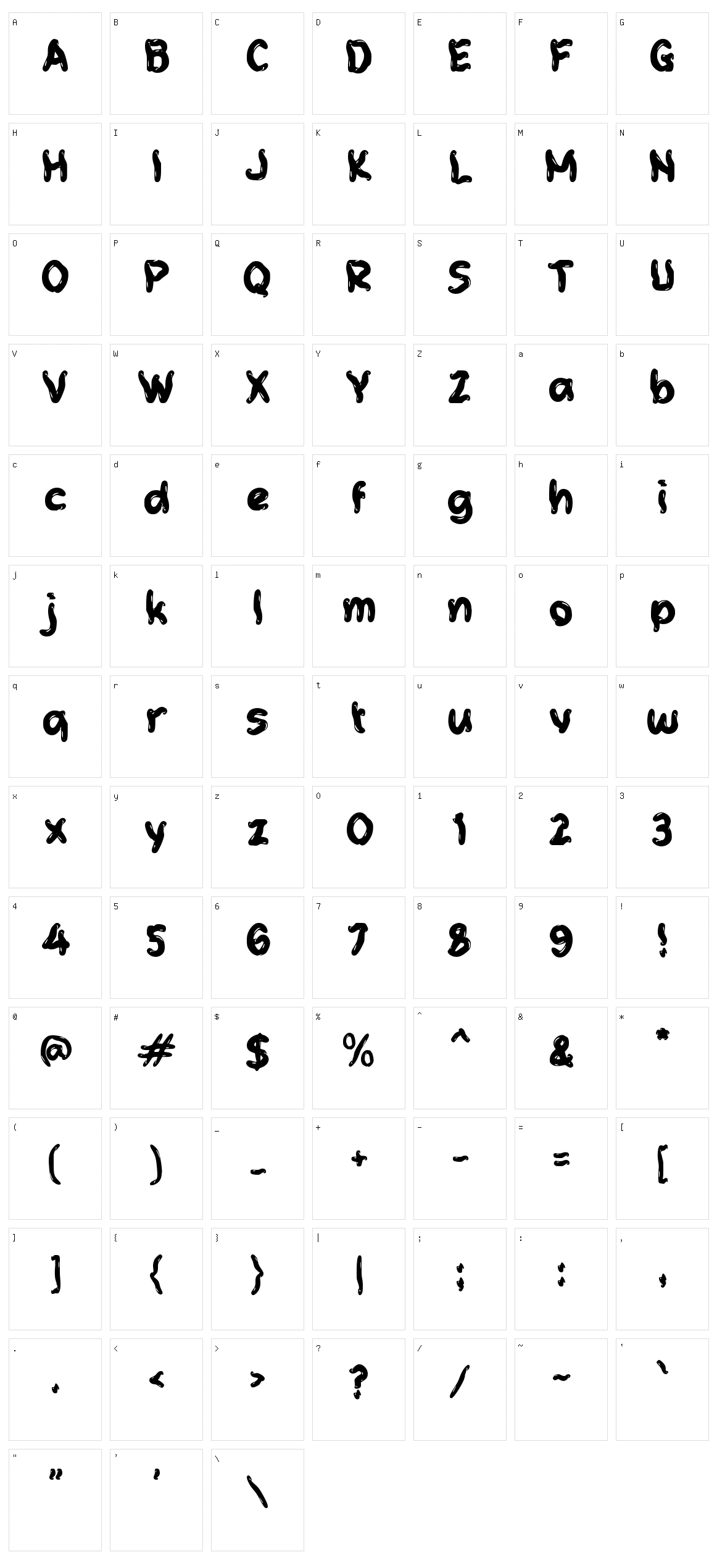 c Cassel Character Set