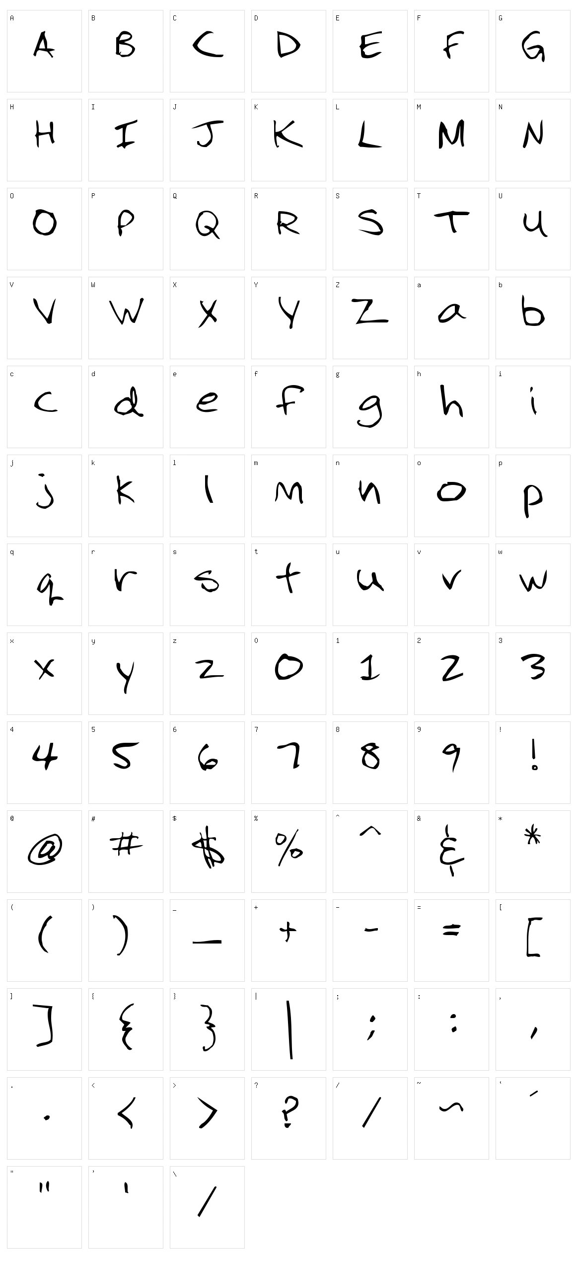 3Dumb & 2Dumb Character Set