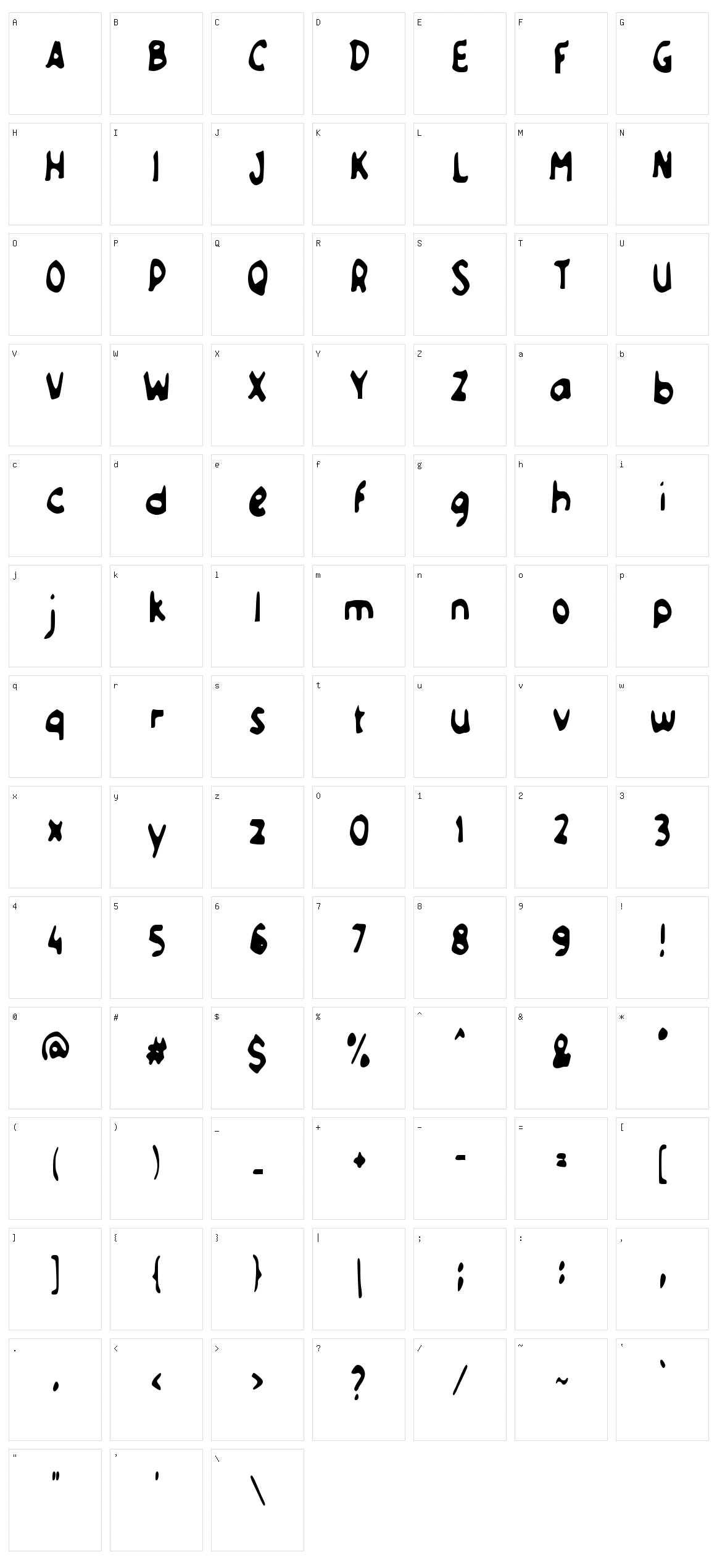 c Children Kids Character Set