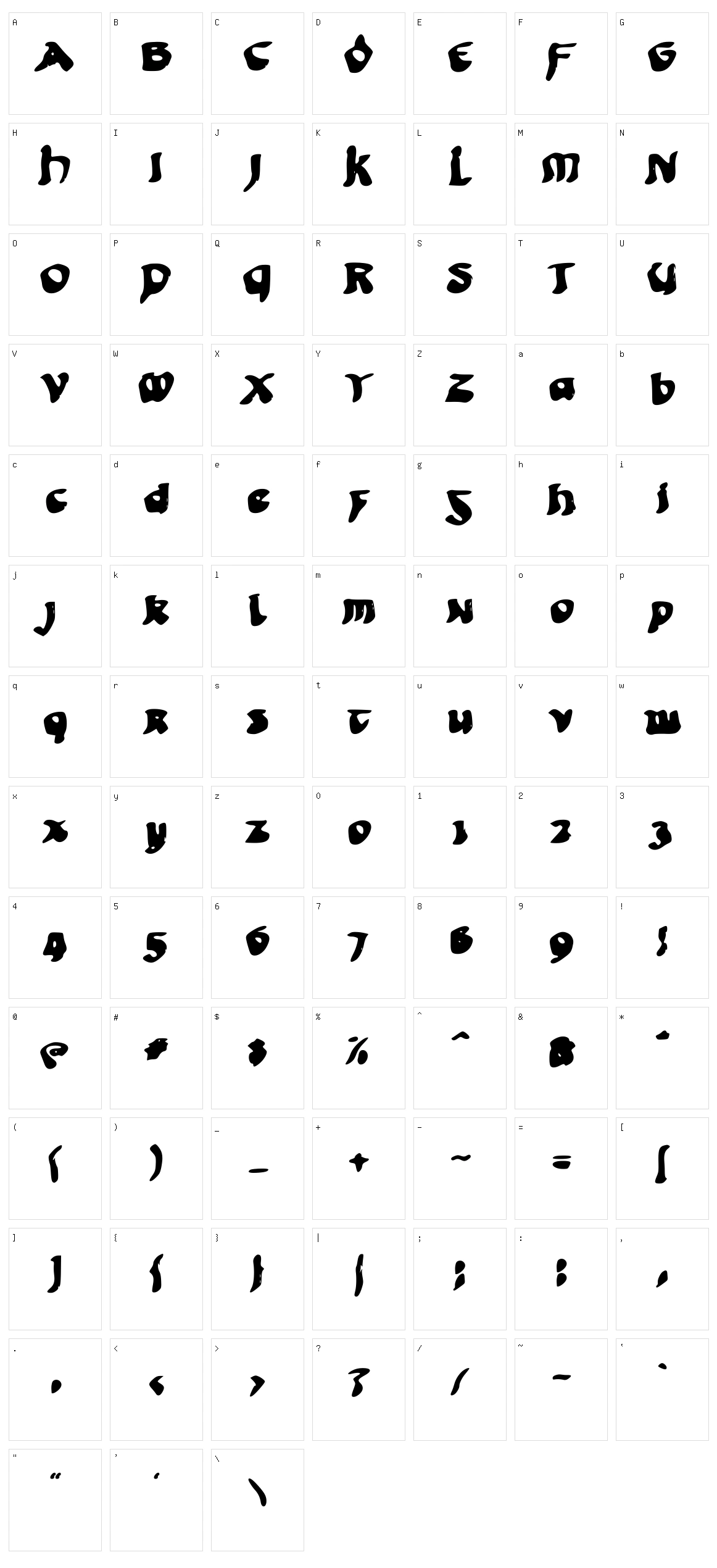 c Cleotic Character Set