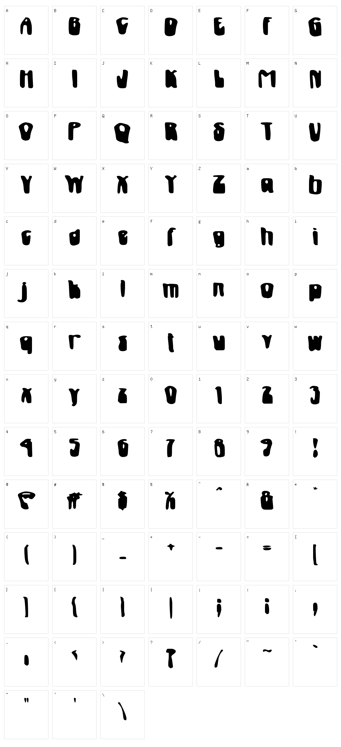 c Cocwit Character Set