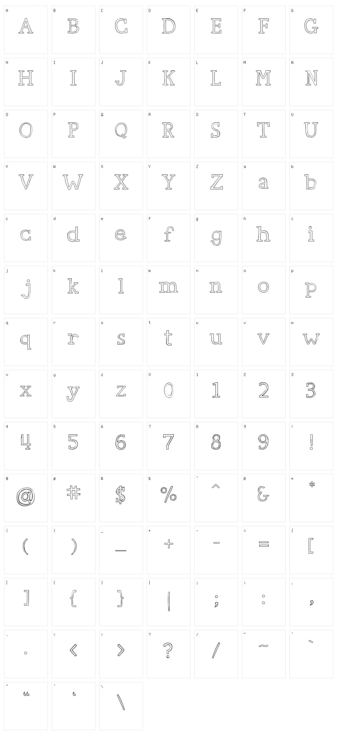 Carpe Diem Character Set