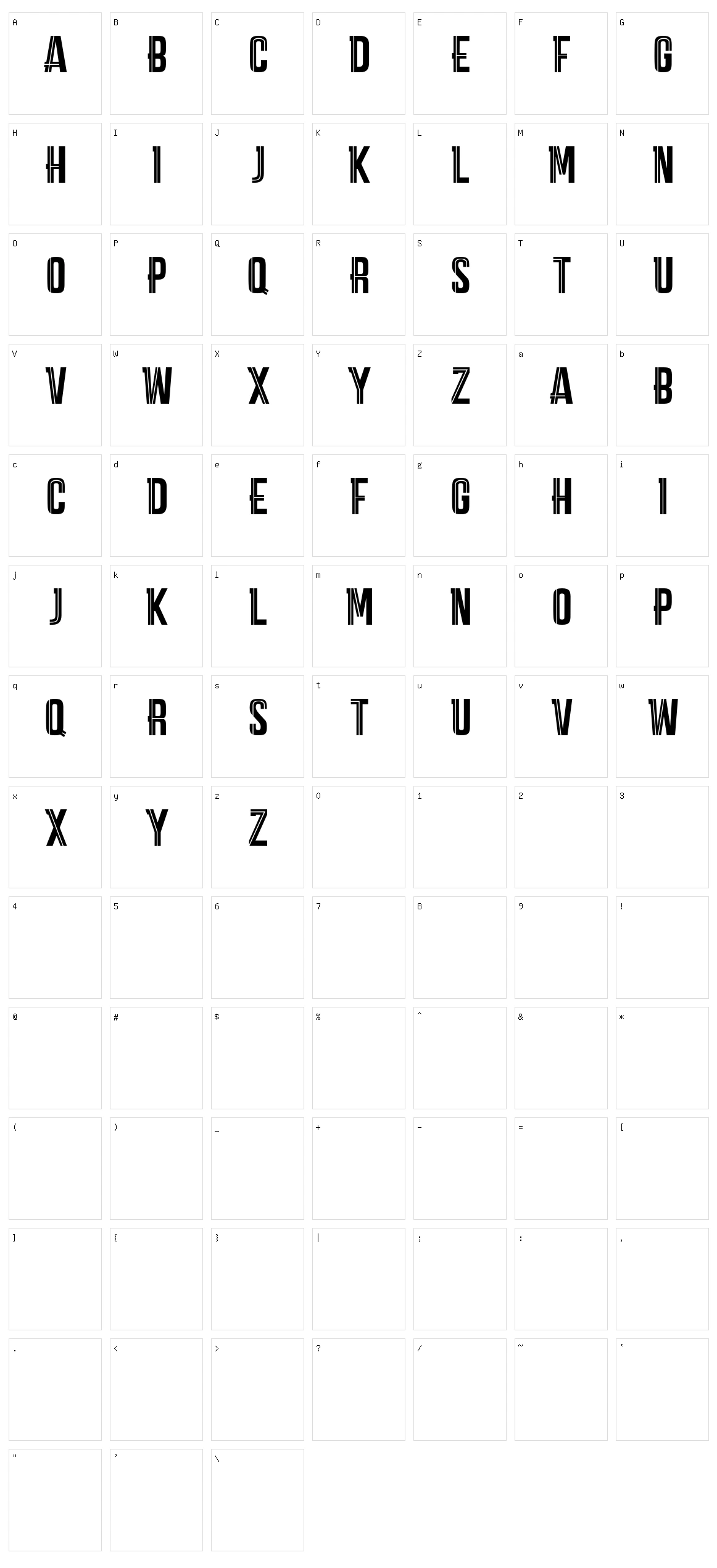 Carpe Diem Mark Character Set