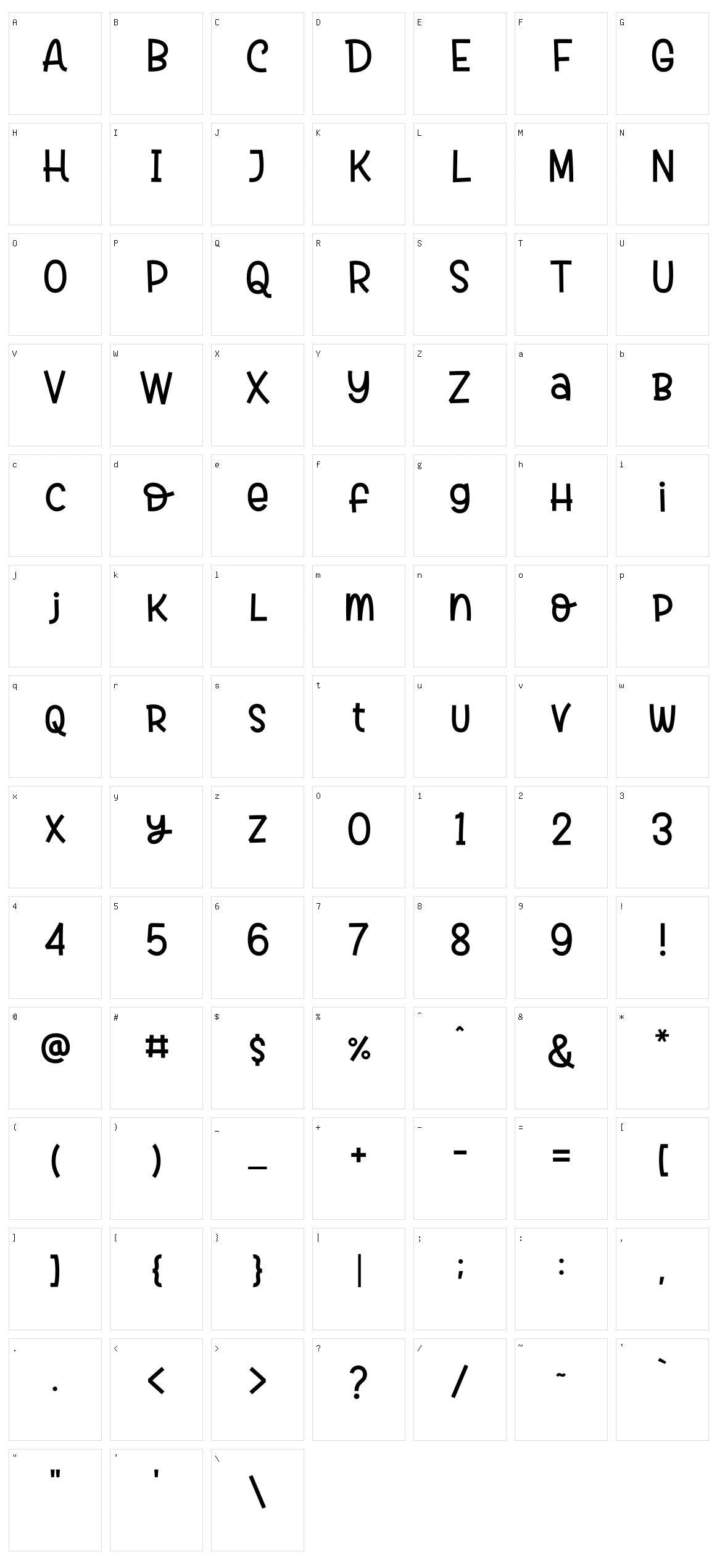 Choco Crepes Character Set