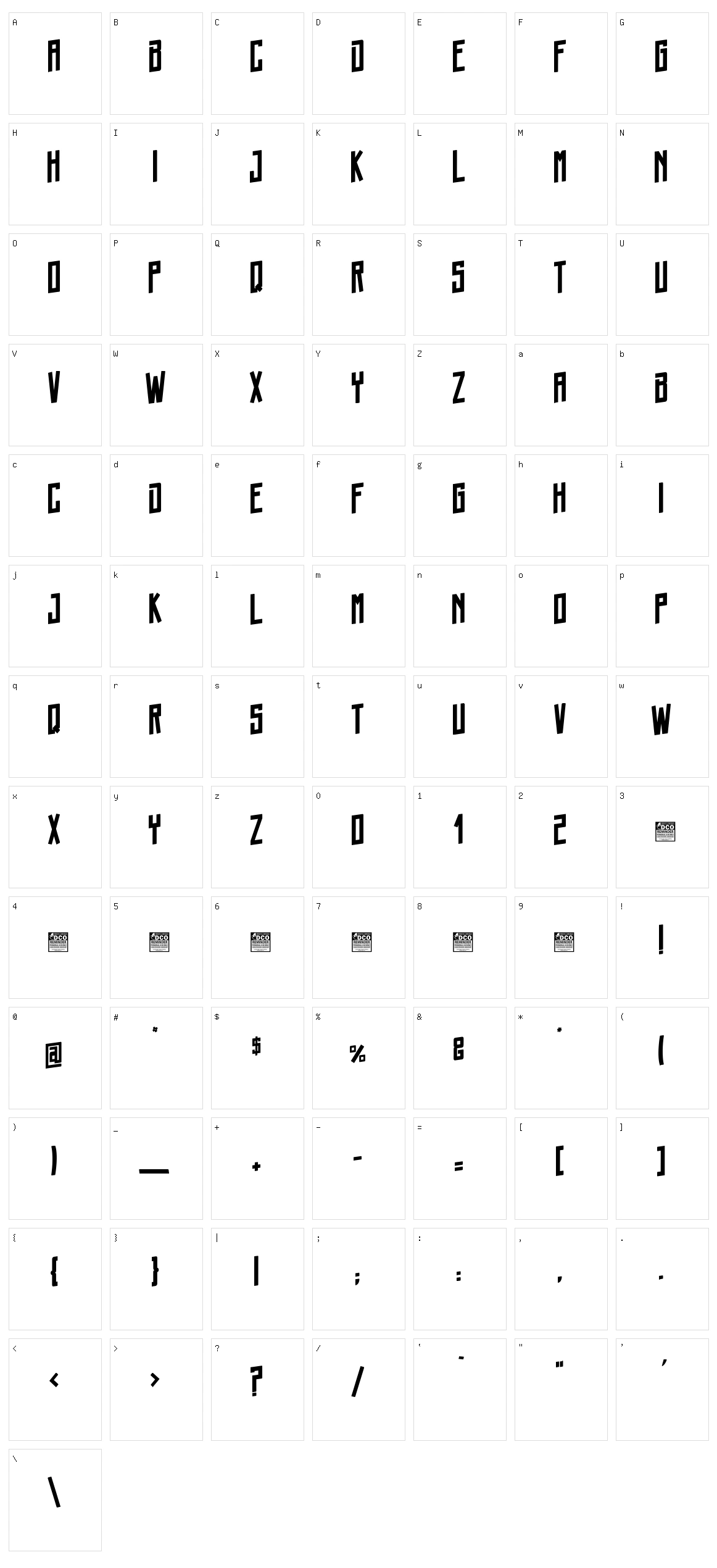 Chorizo Cartel Character Set