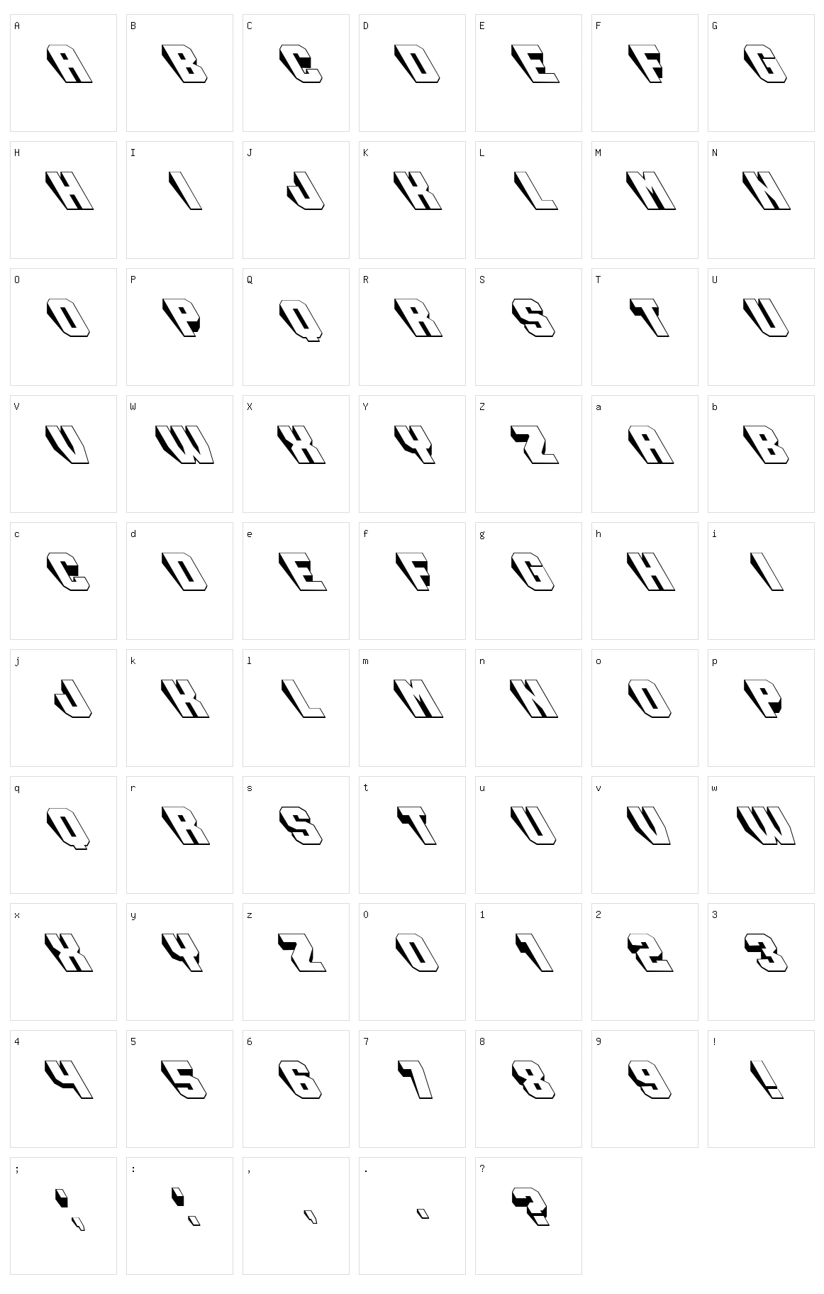Collision Character Set