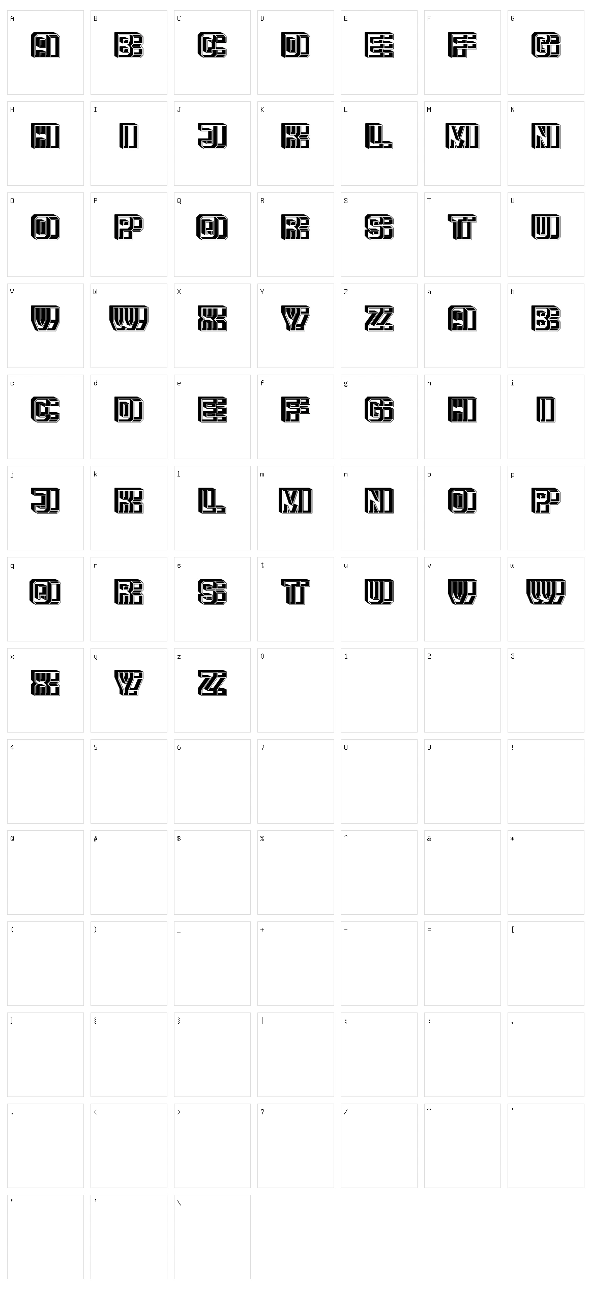 Complex Character Set