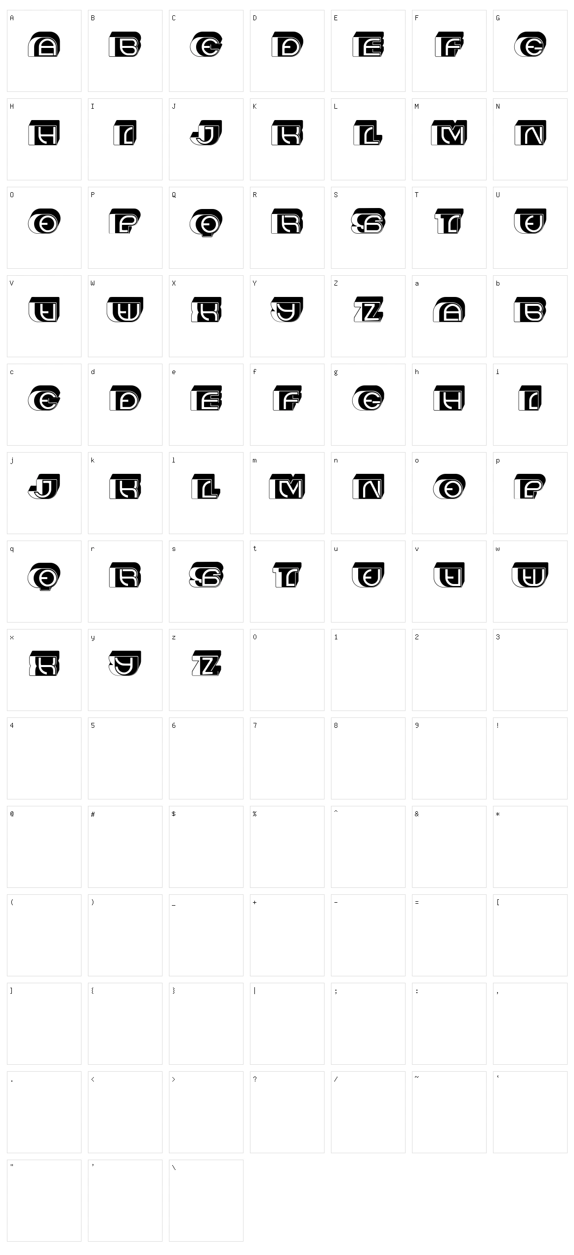 Control Character Set