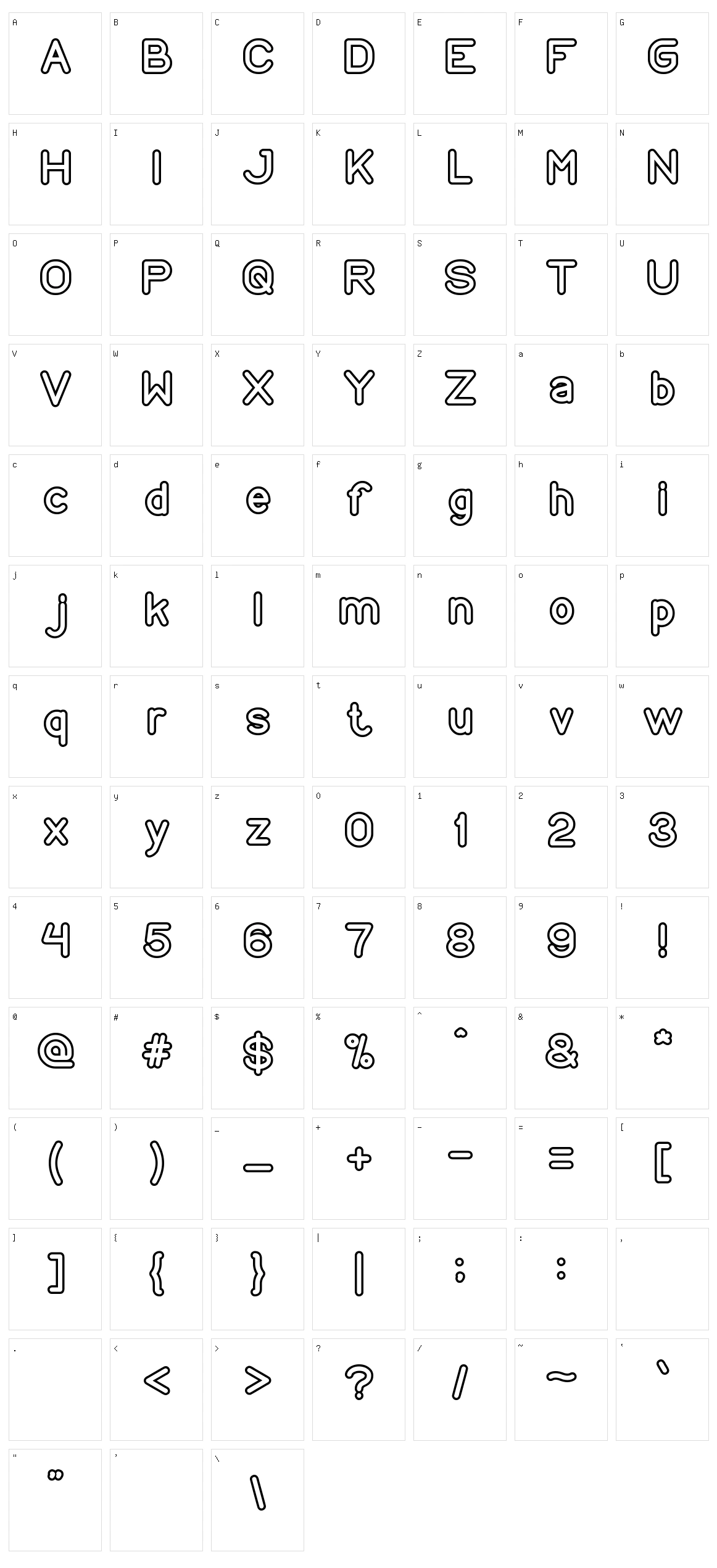 Copy Paste Character Set