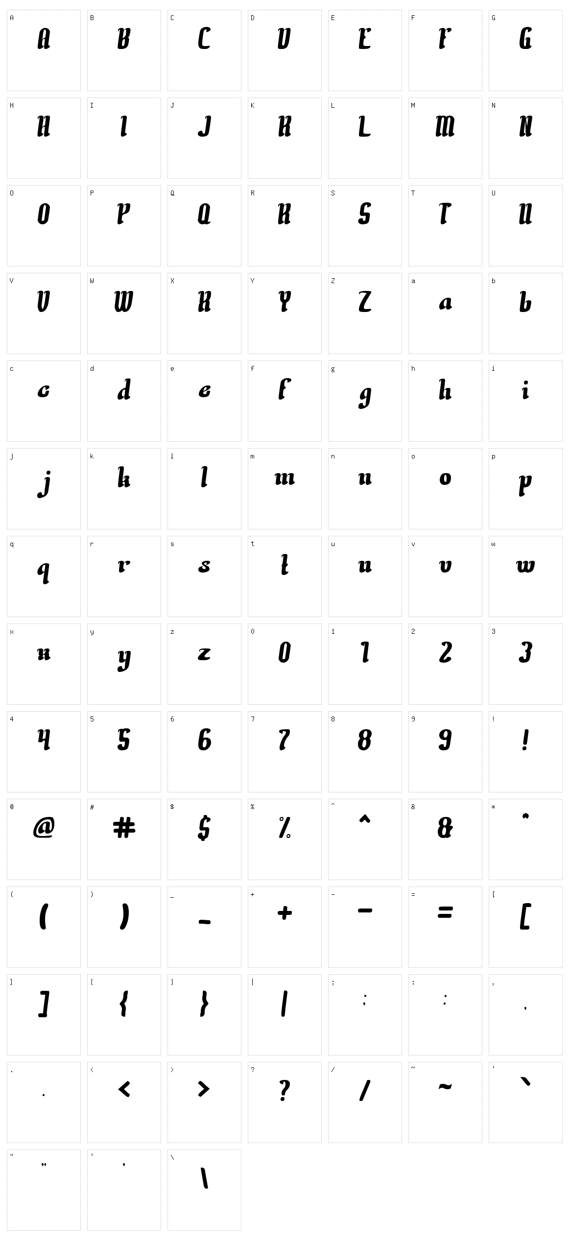 Creative Culture Character Set