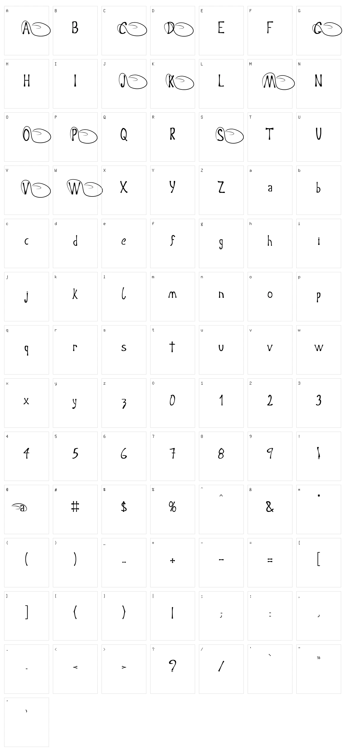 Crispy Character Set