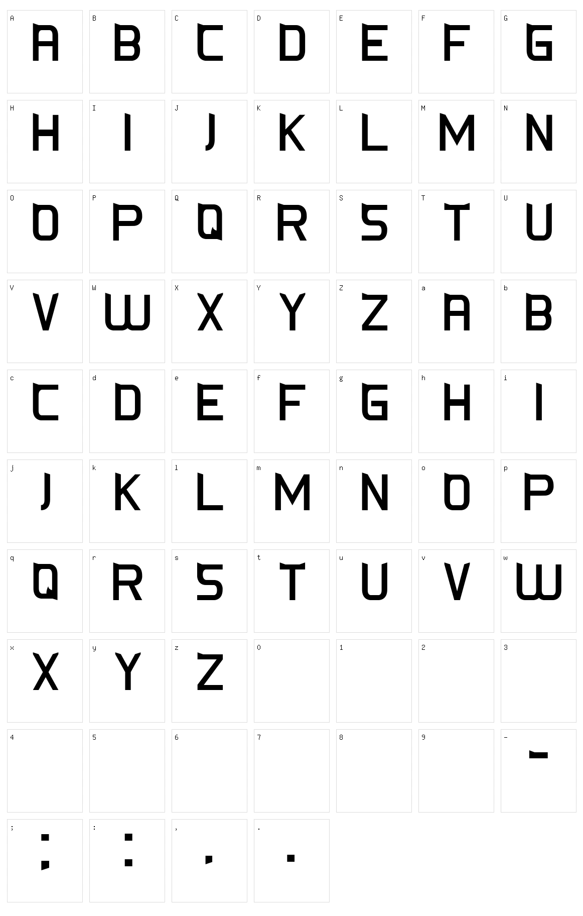 CS-Fox Character Set