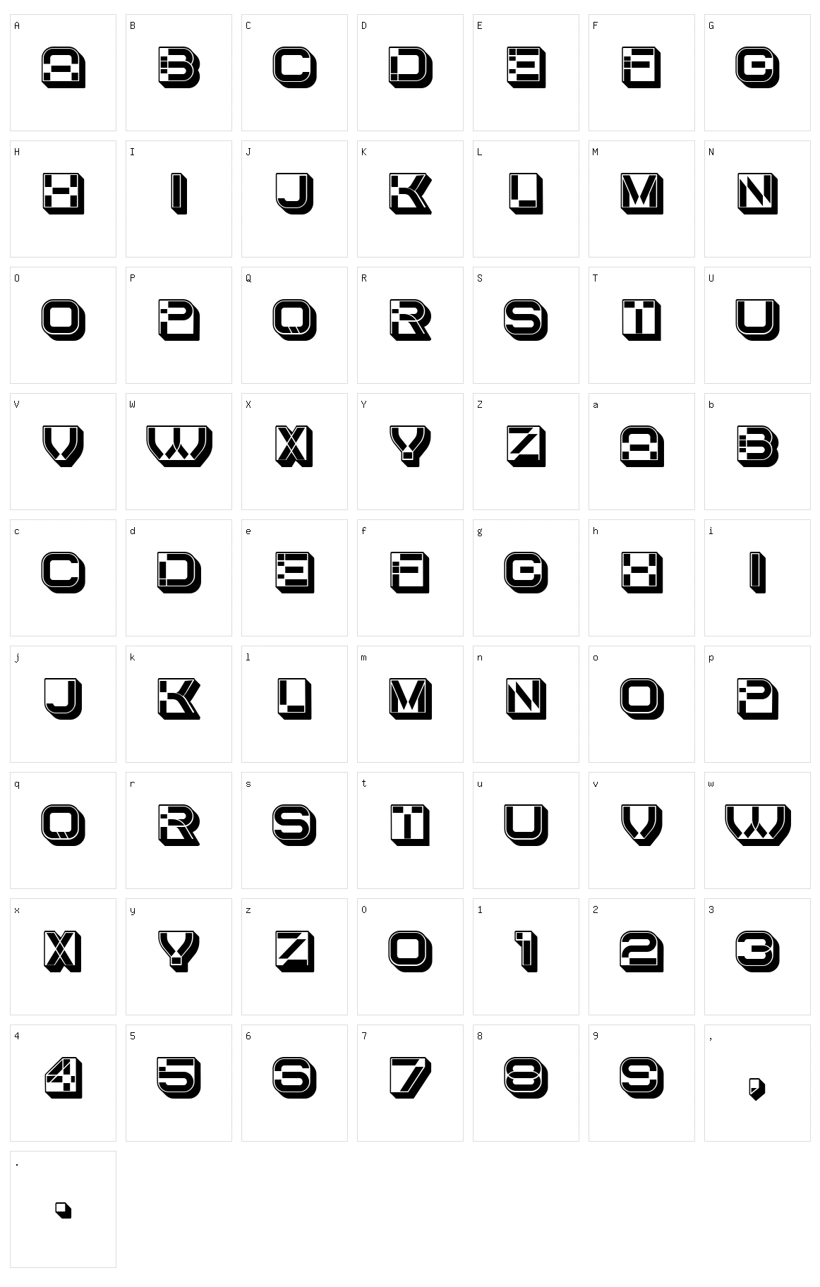 Cultus Character Set