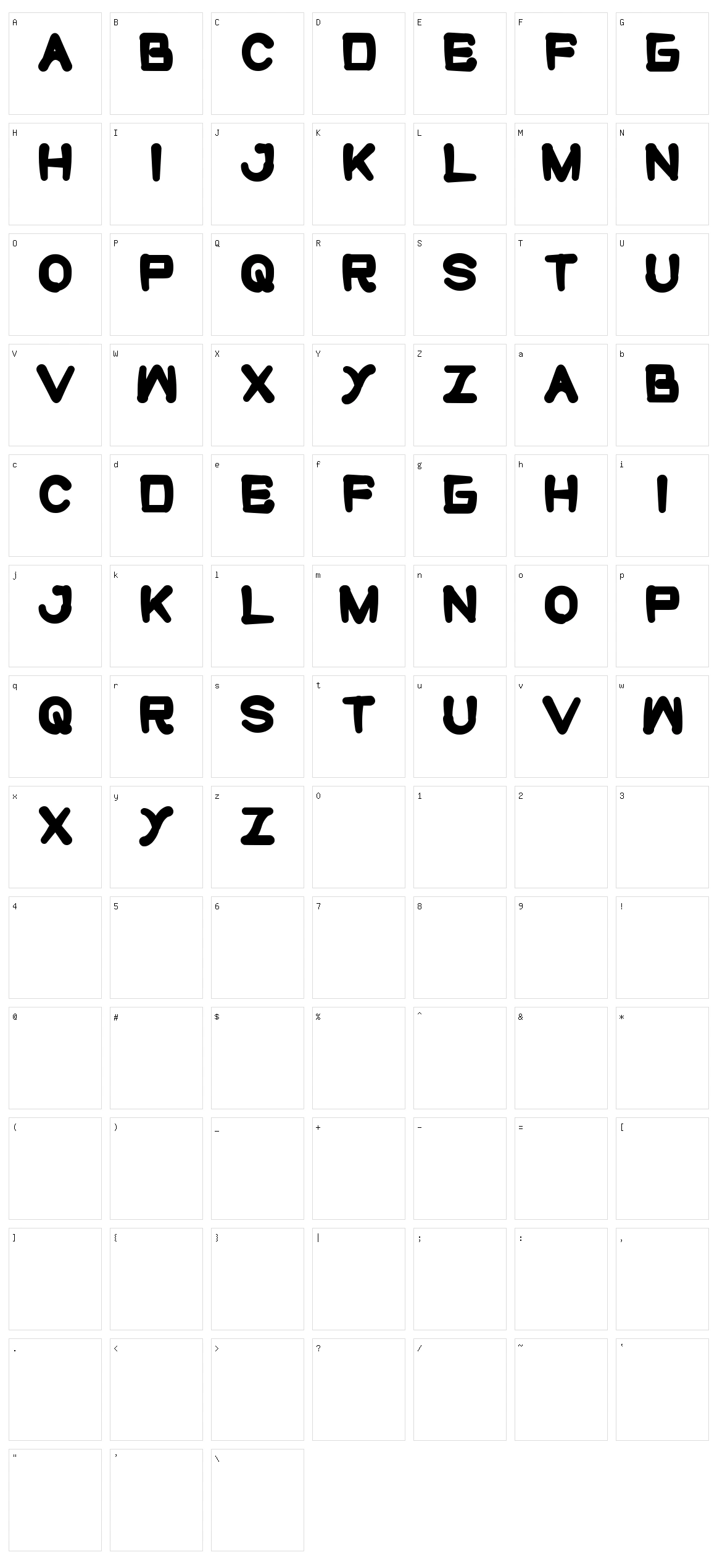 Cute Monster Character Set