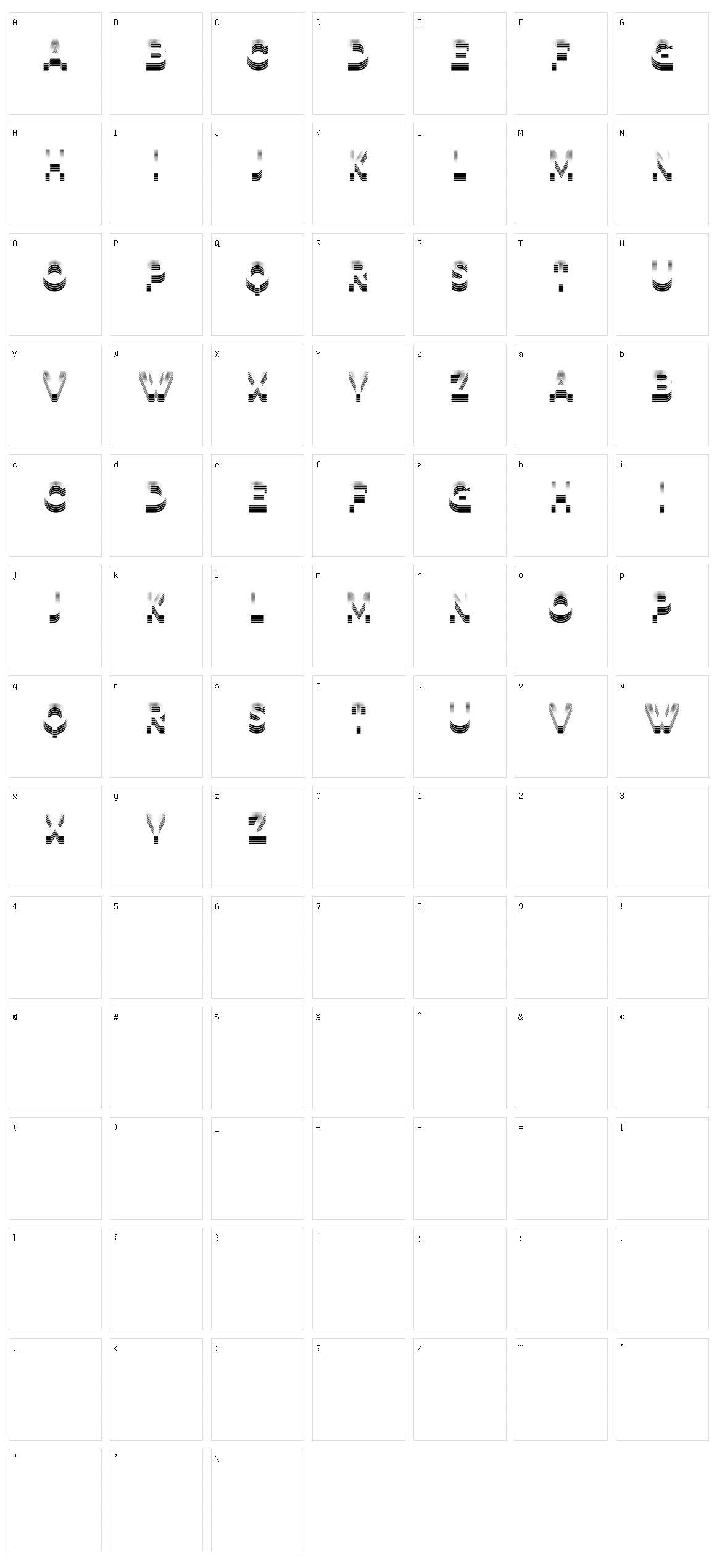 Cyber Expert Character Set