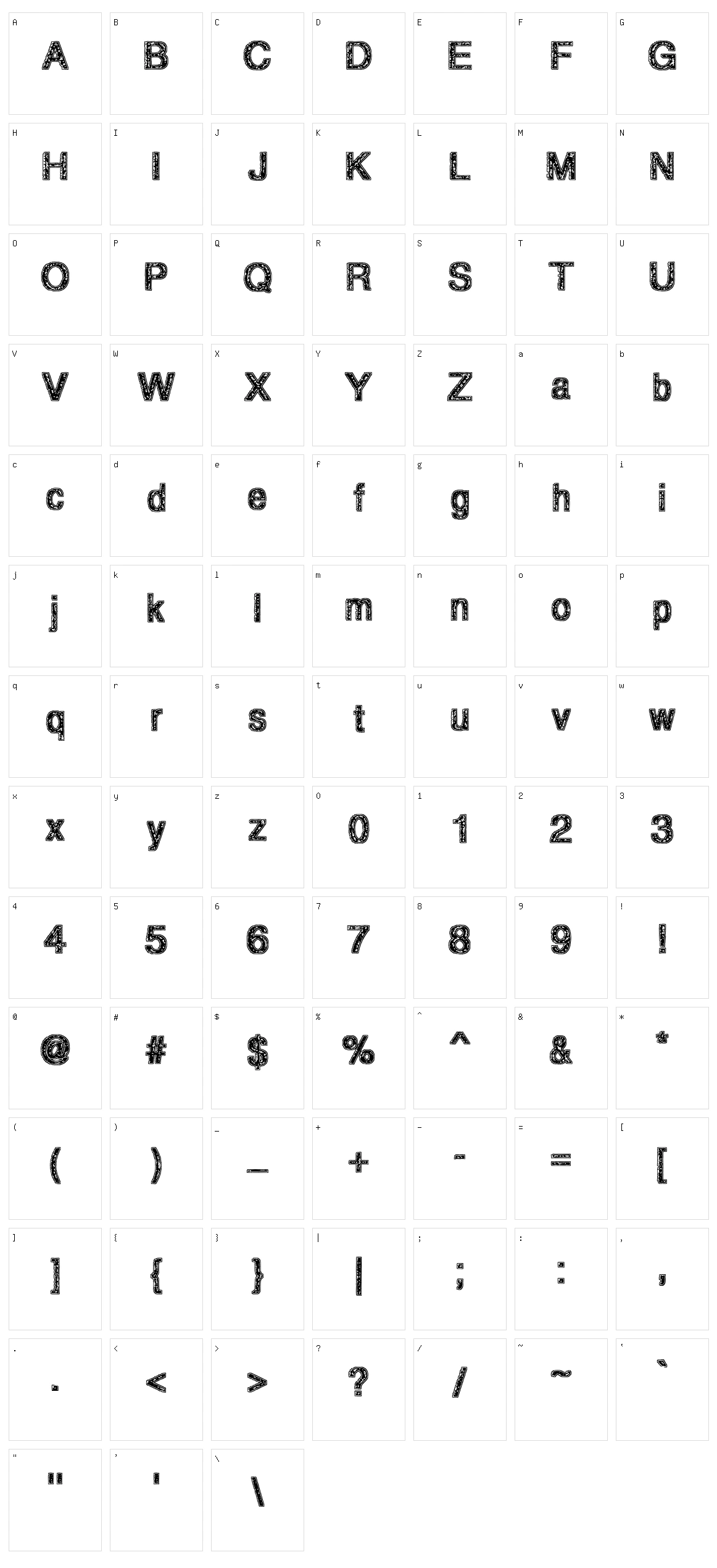 Degrading Morals Character Set