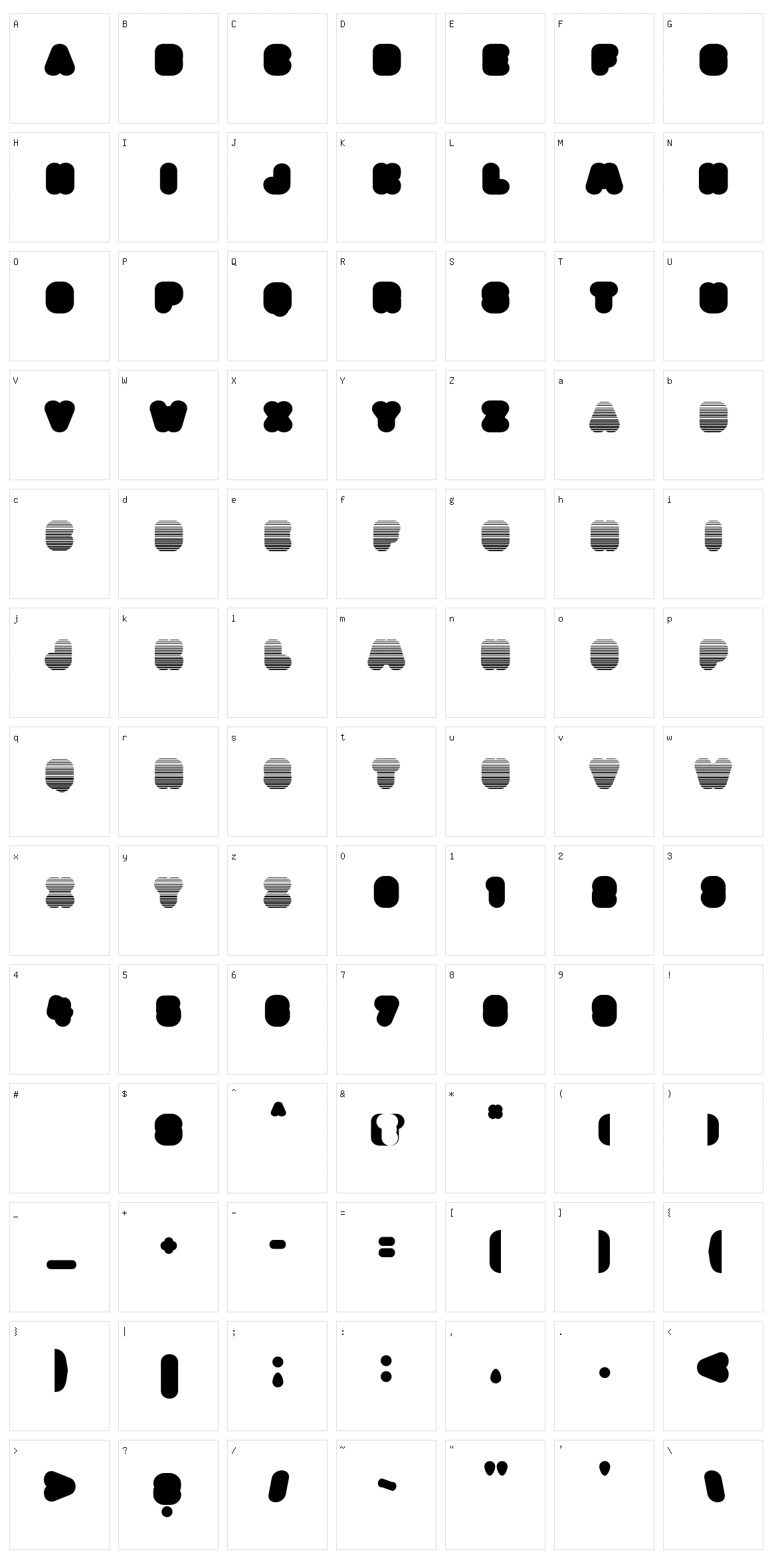 Diet Character Set