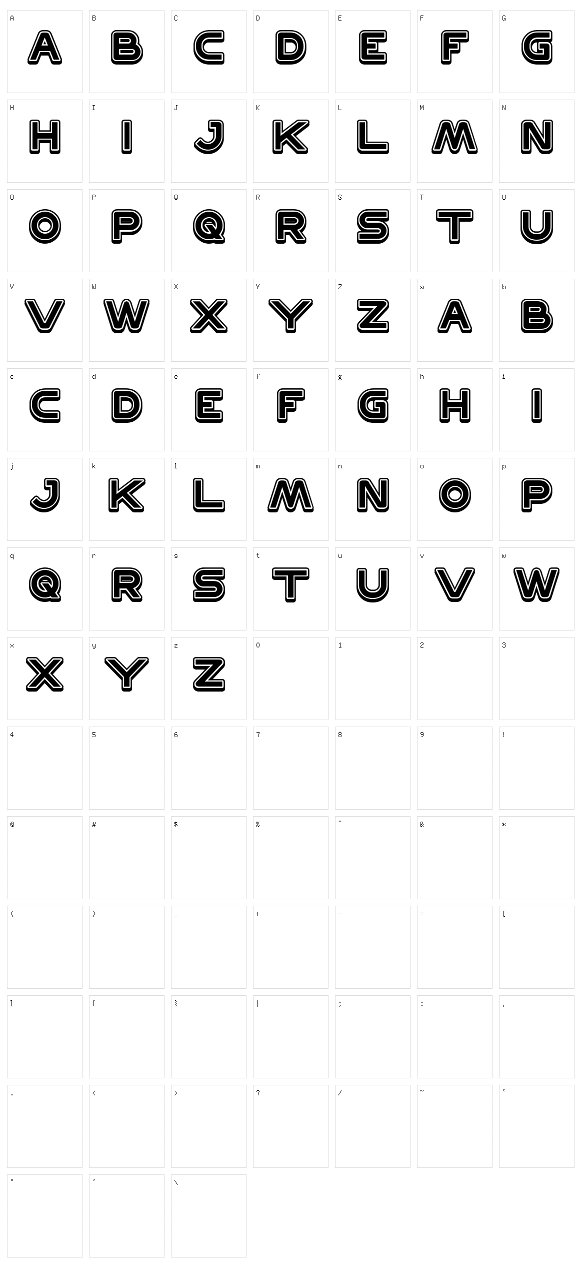 Discovery Character Set