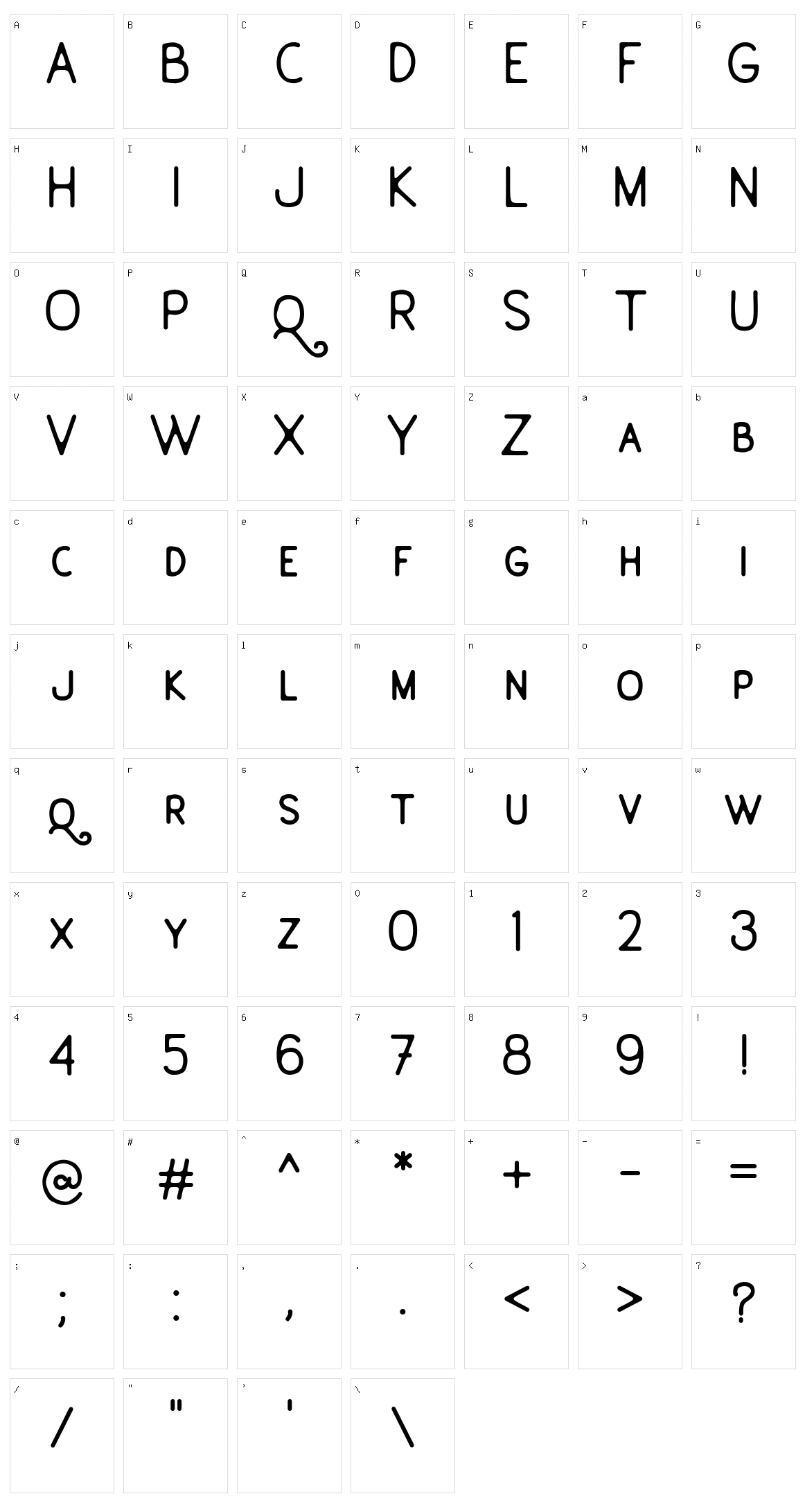 Distant Neighbors Character Set