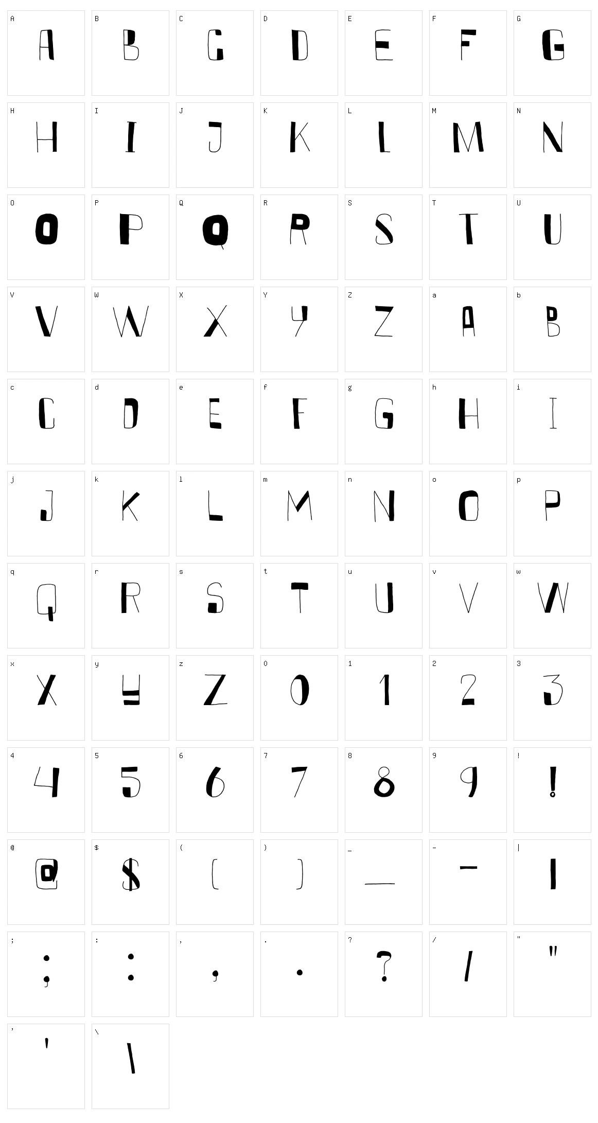 DK Kurkuma Character Set