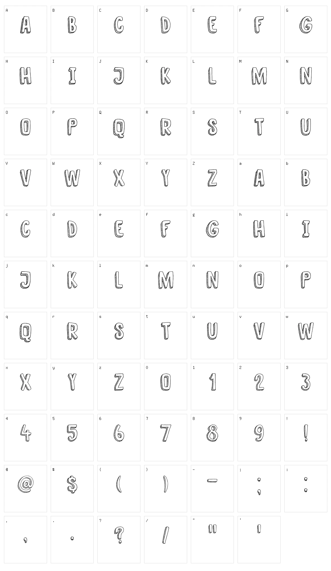 DK Nanuk Character Set