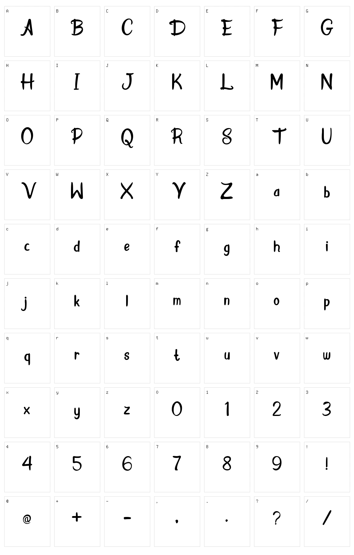 Donkey Stone Character Set