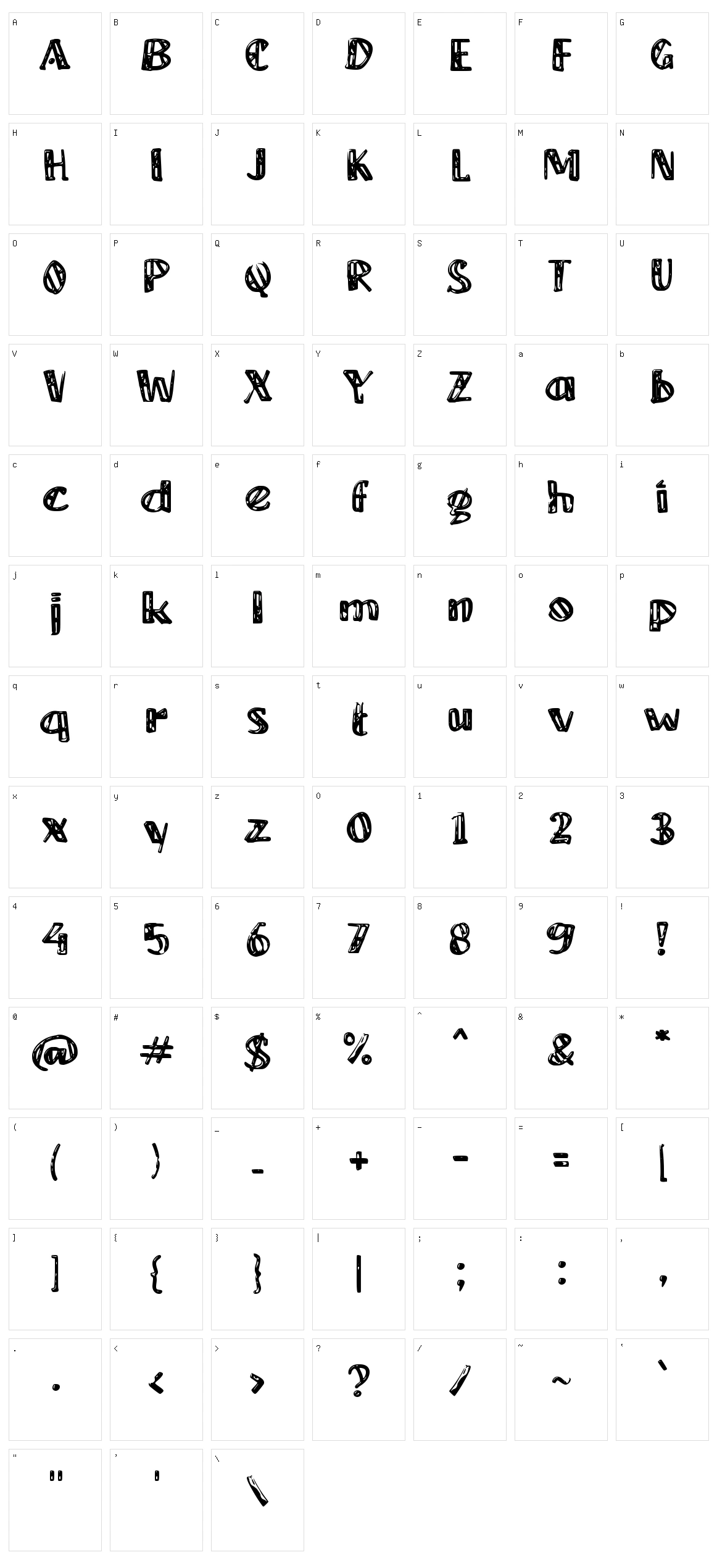 e Ethnic Wind Character Set