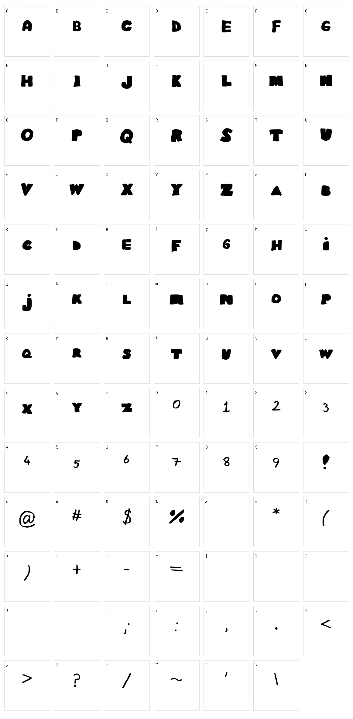 Easy As ABC Character Set