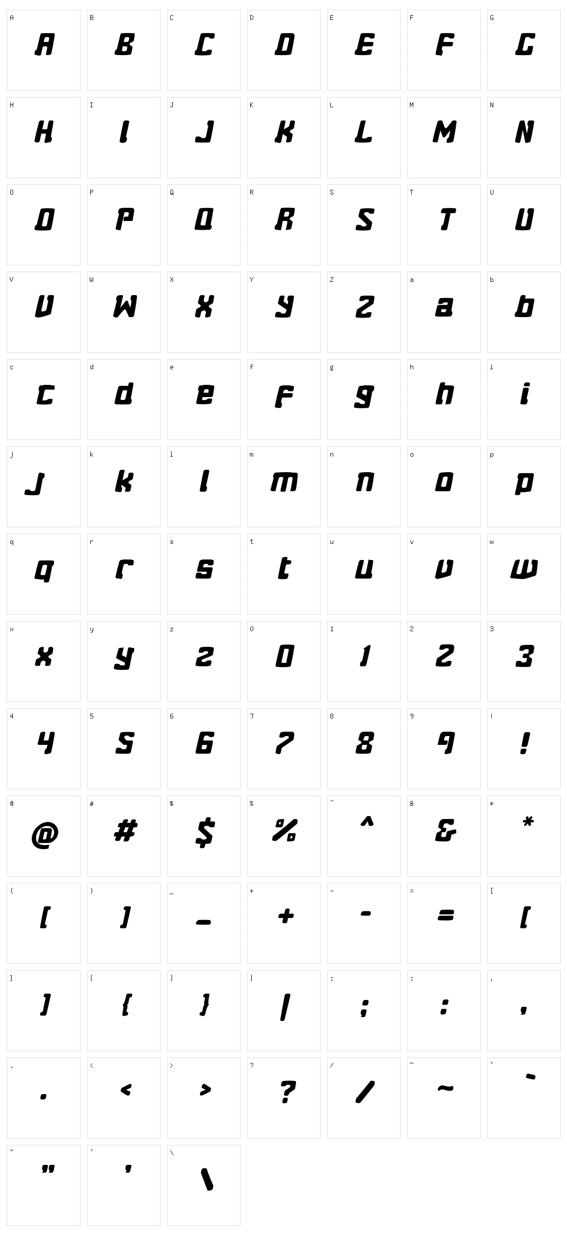 Eightball Character Set