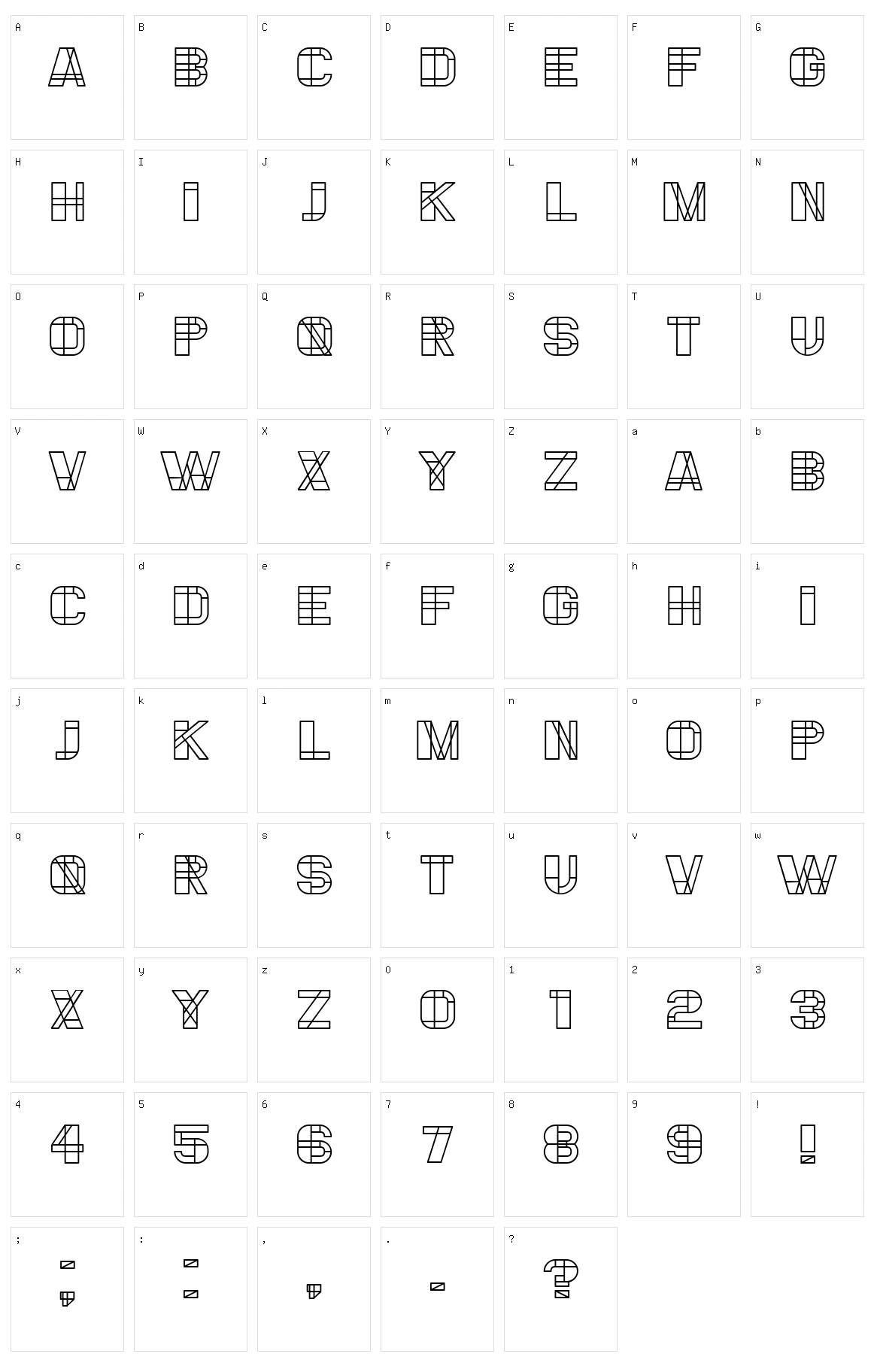 Essere Character Set