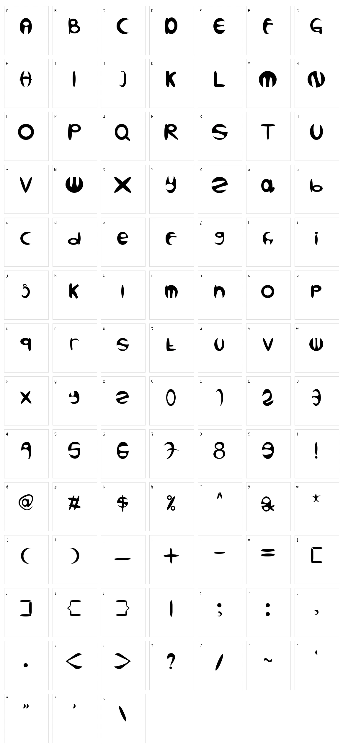 Everythink Okay Character Set