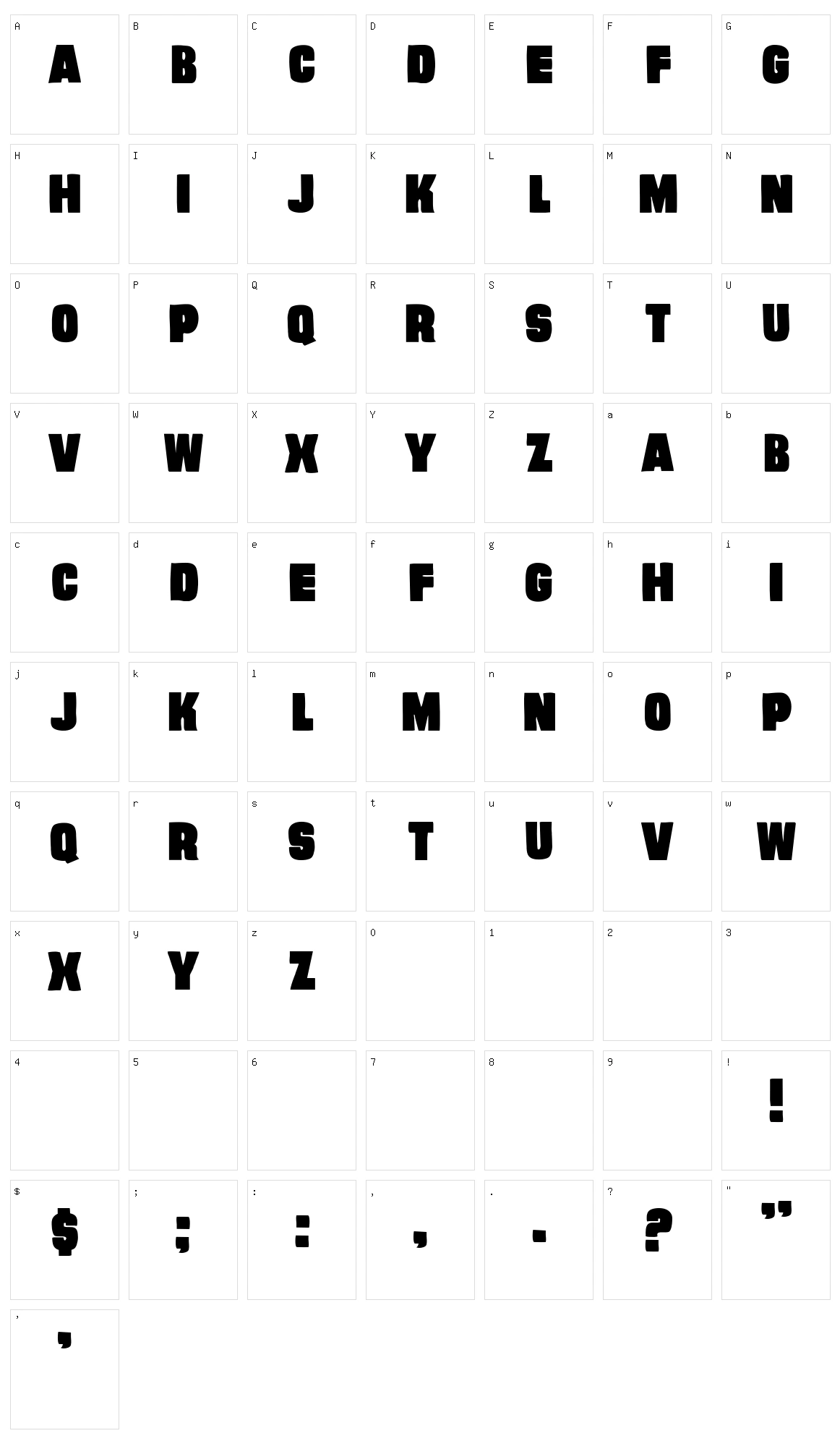 Evil Conspiracy Character Set