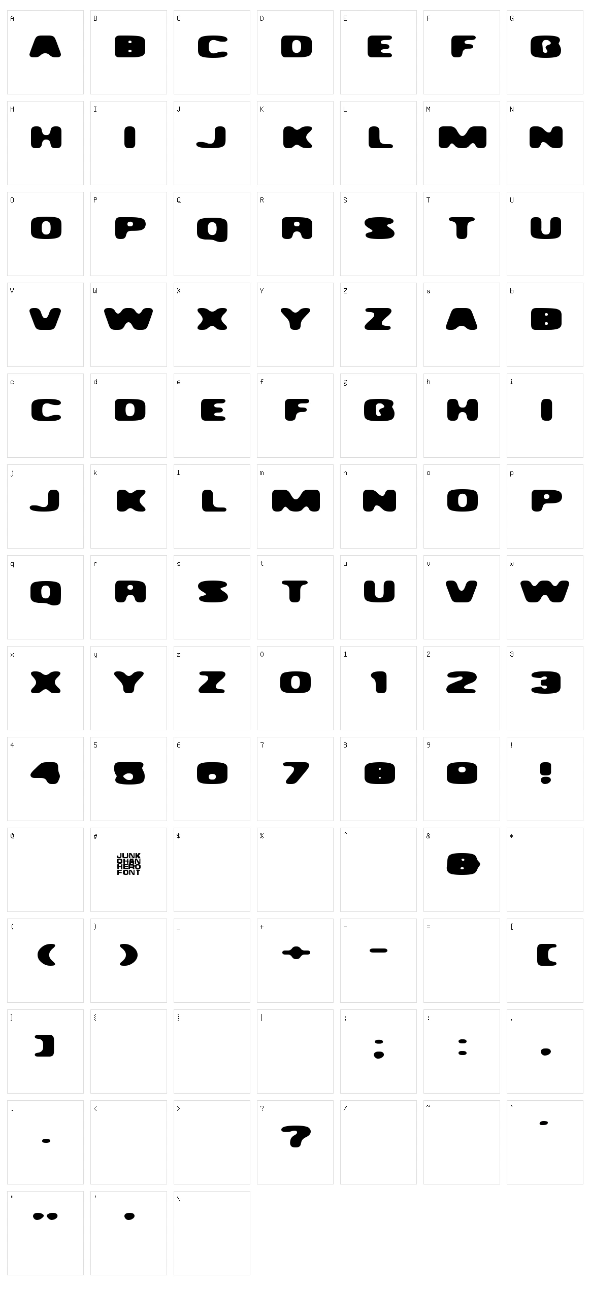 Existence Character Set