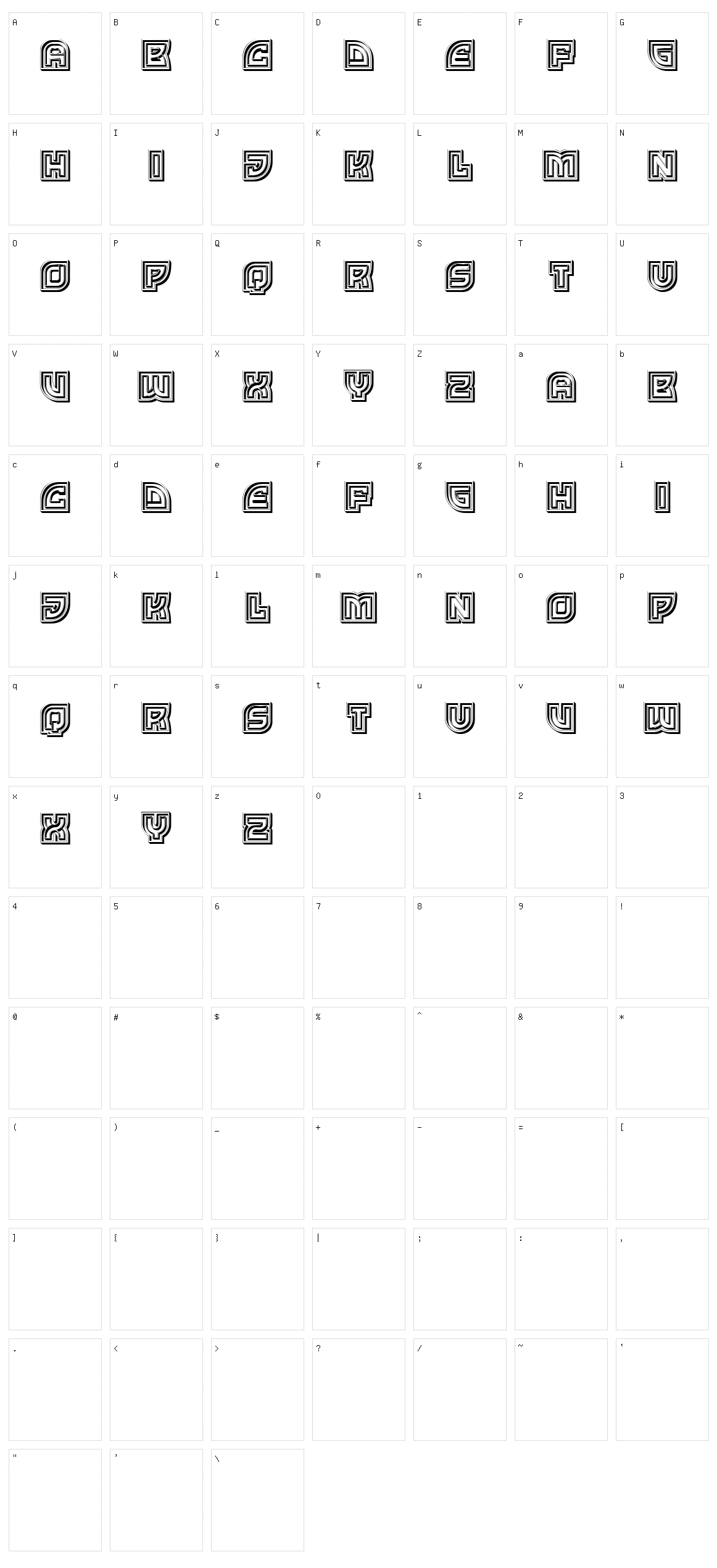 Exterior Character Set