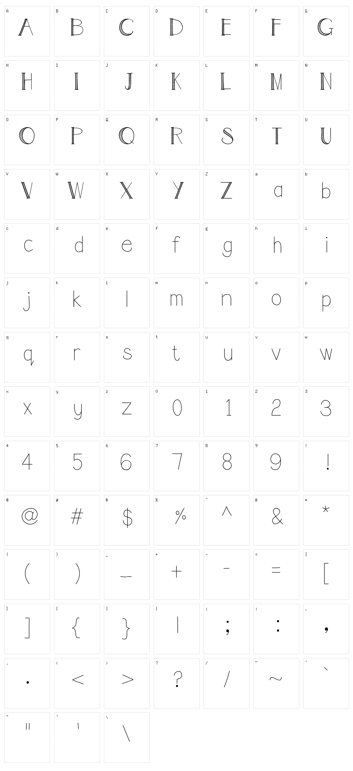 For the love of Zebras Character Set