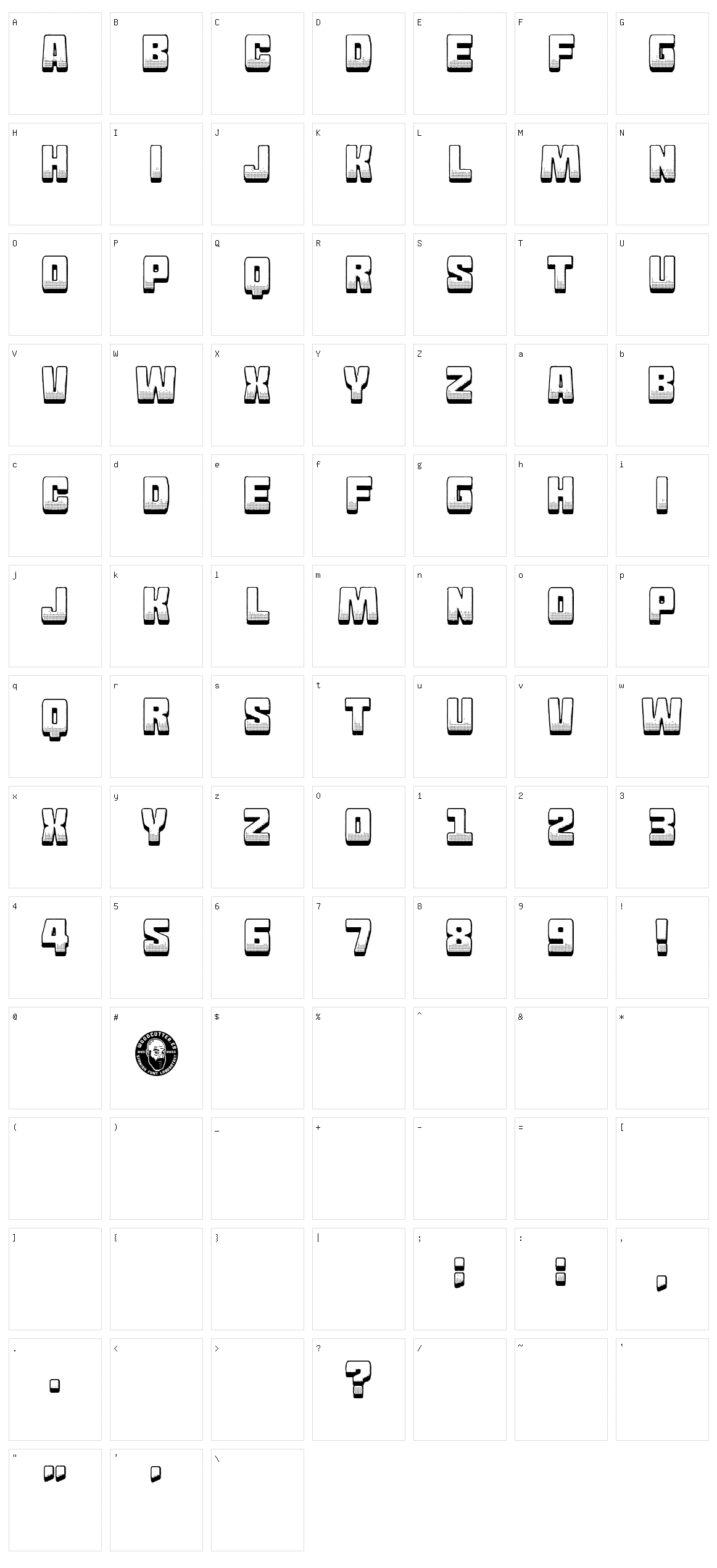 Franco Bros. Character Set