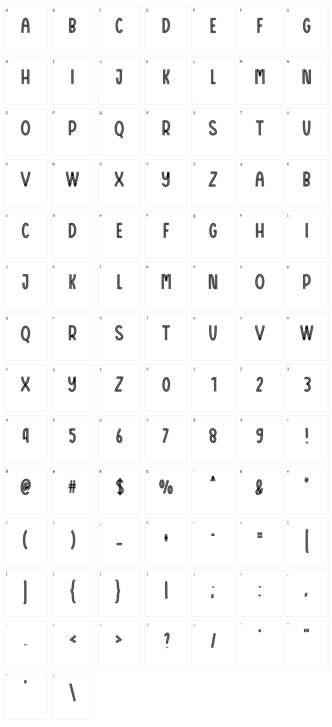Freelancer Character Set