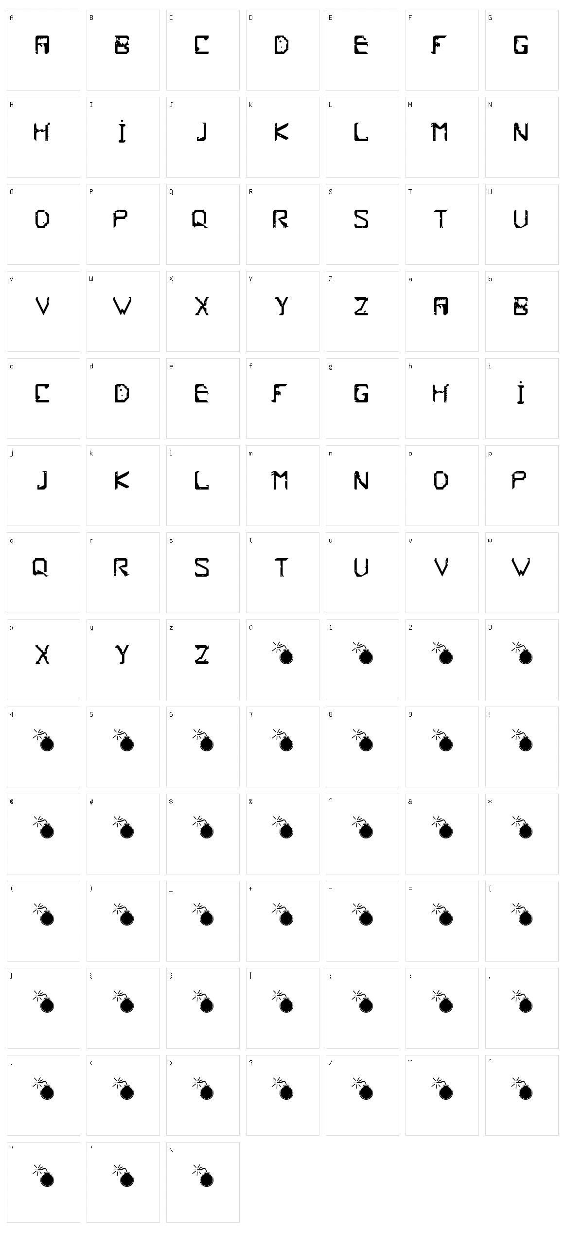Frish Character Set