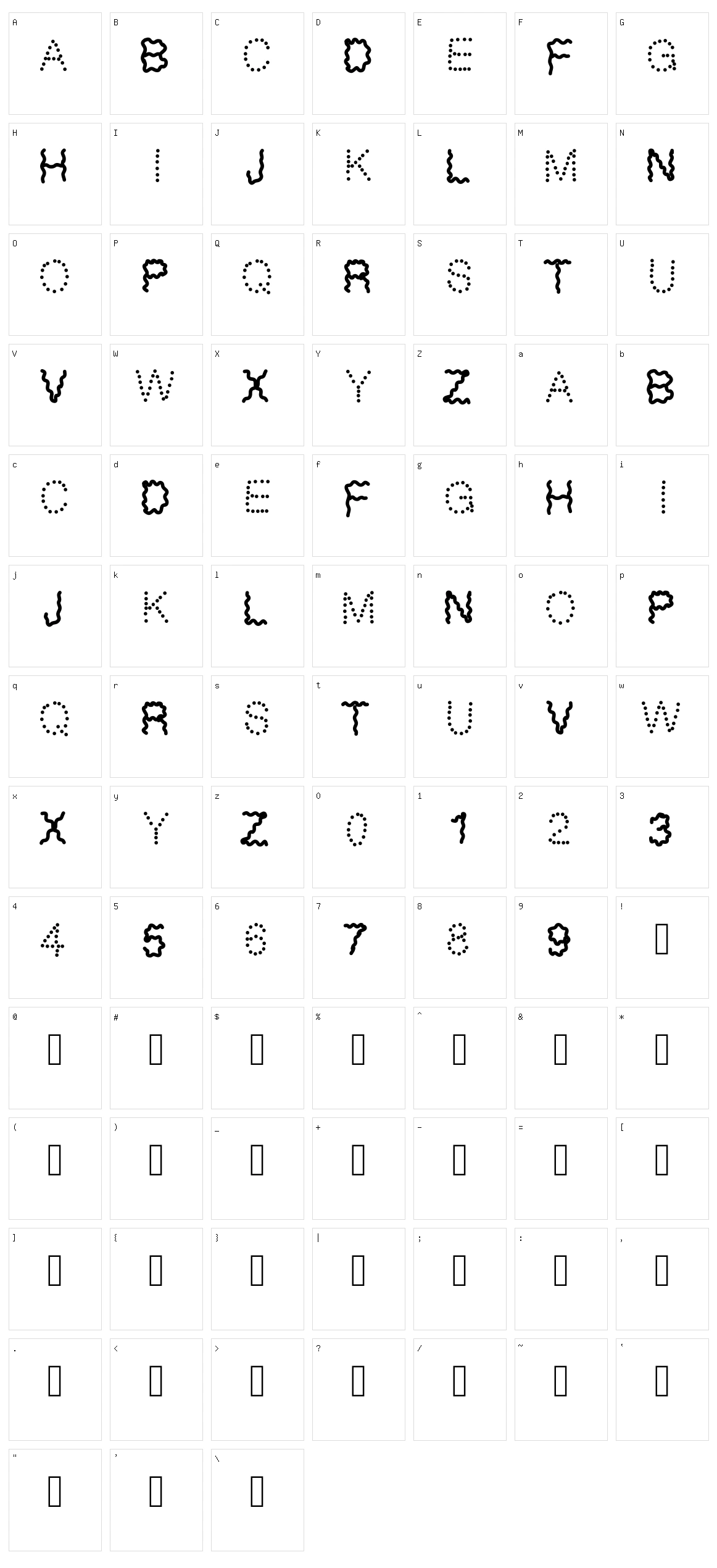 Funny Character Set