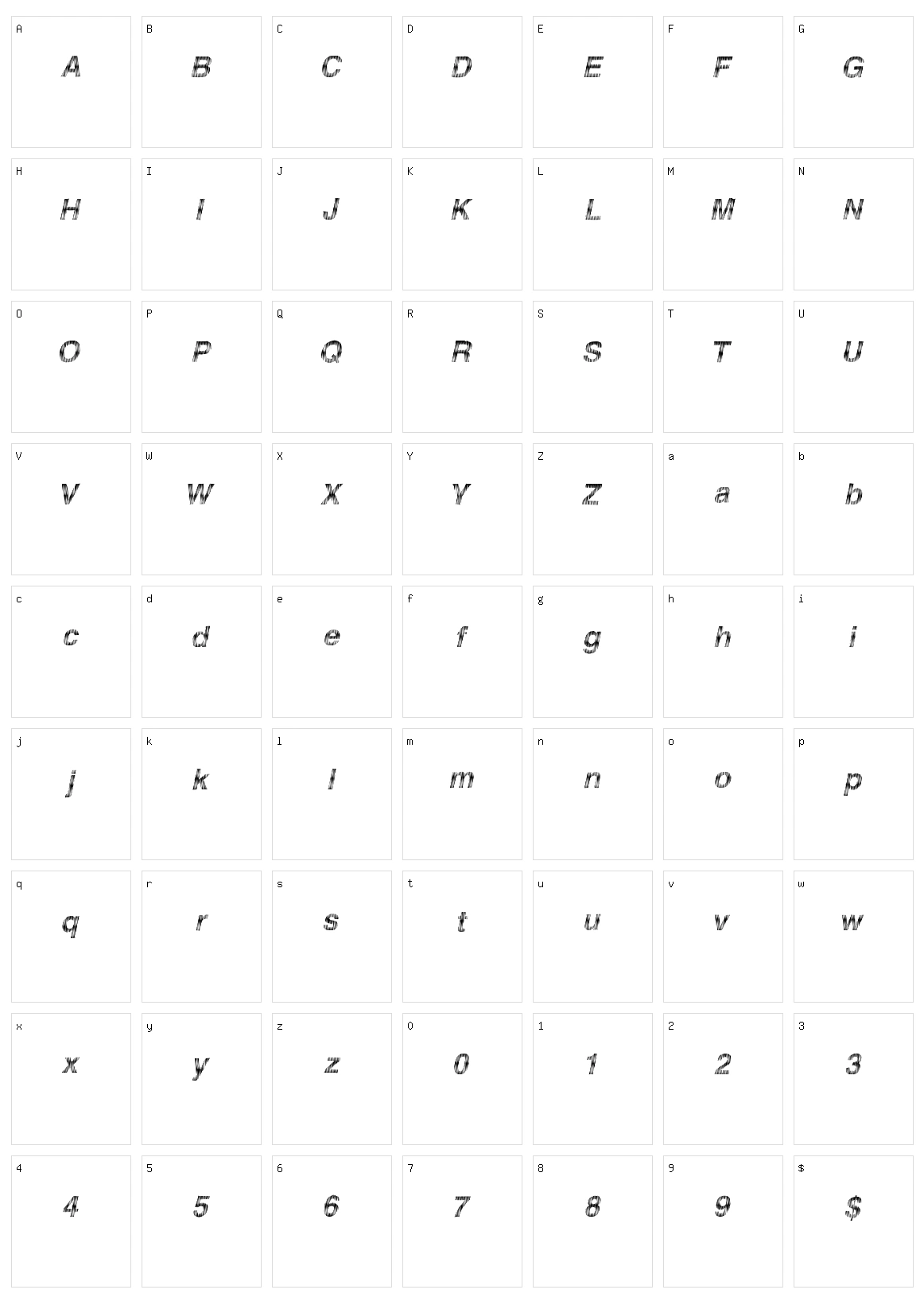 Furious Racing Character Set