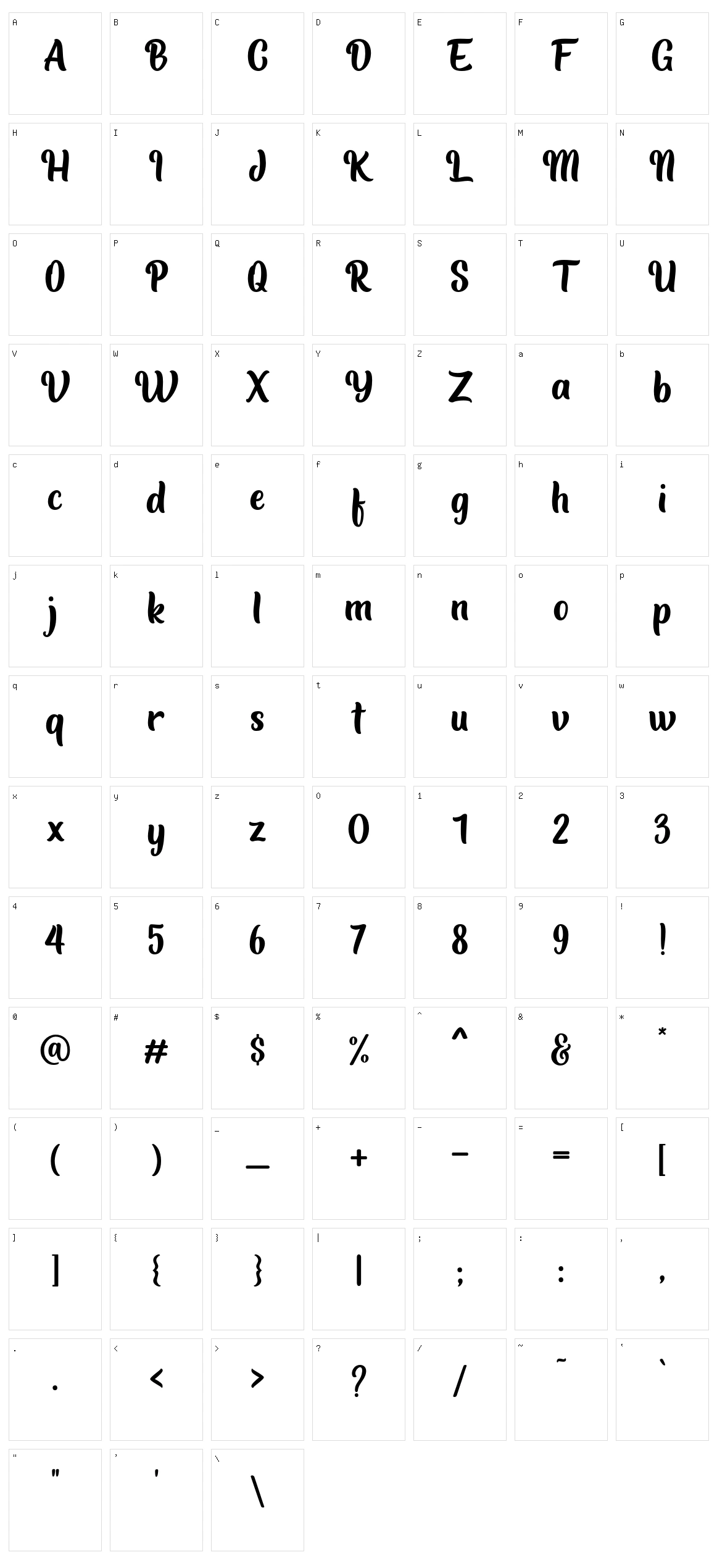 Sadtember Character Set