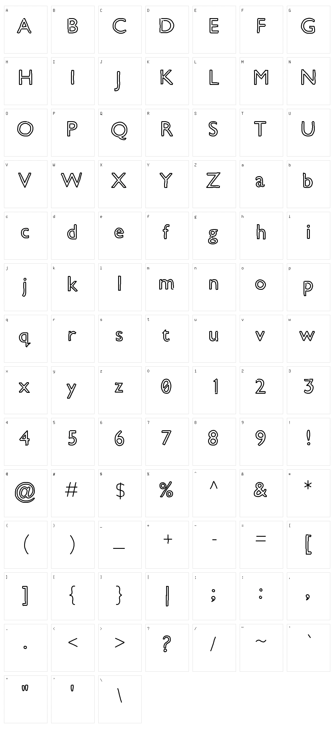 Geo Character Set