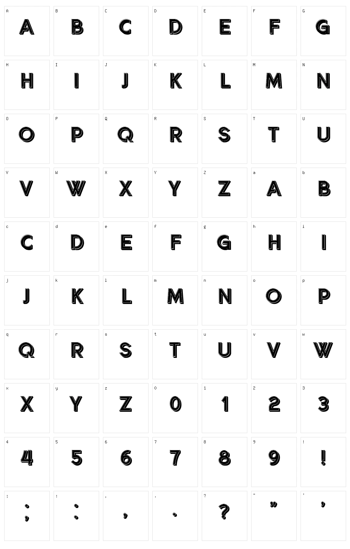 Giocatore Character Set