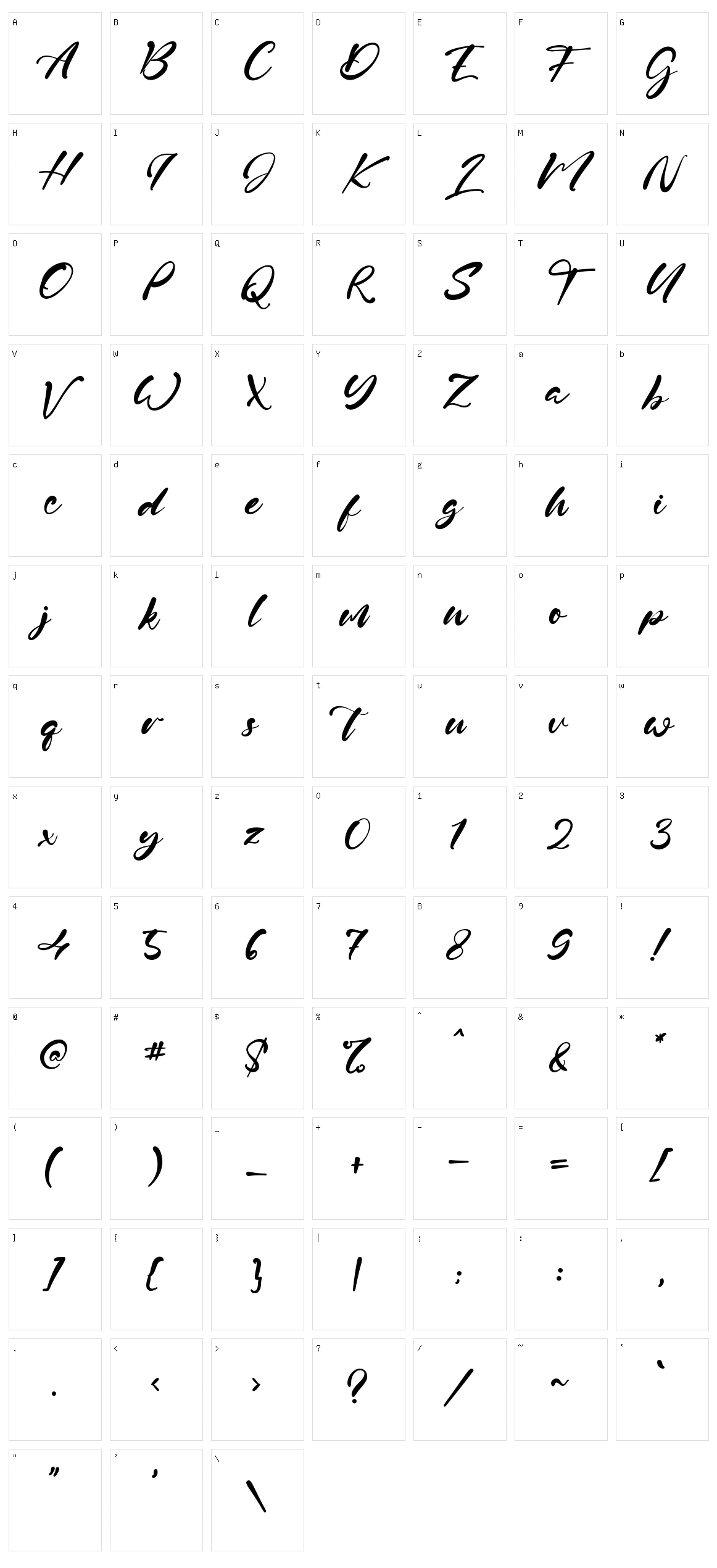 Nature Character Set