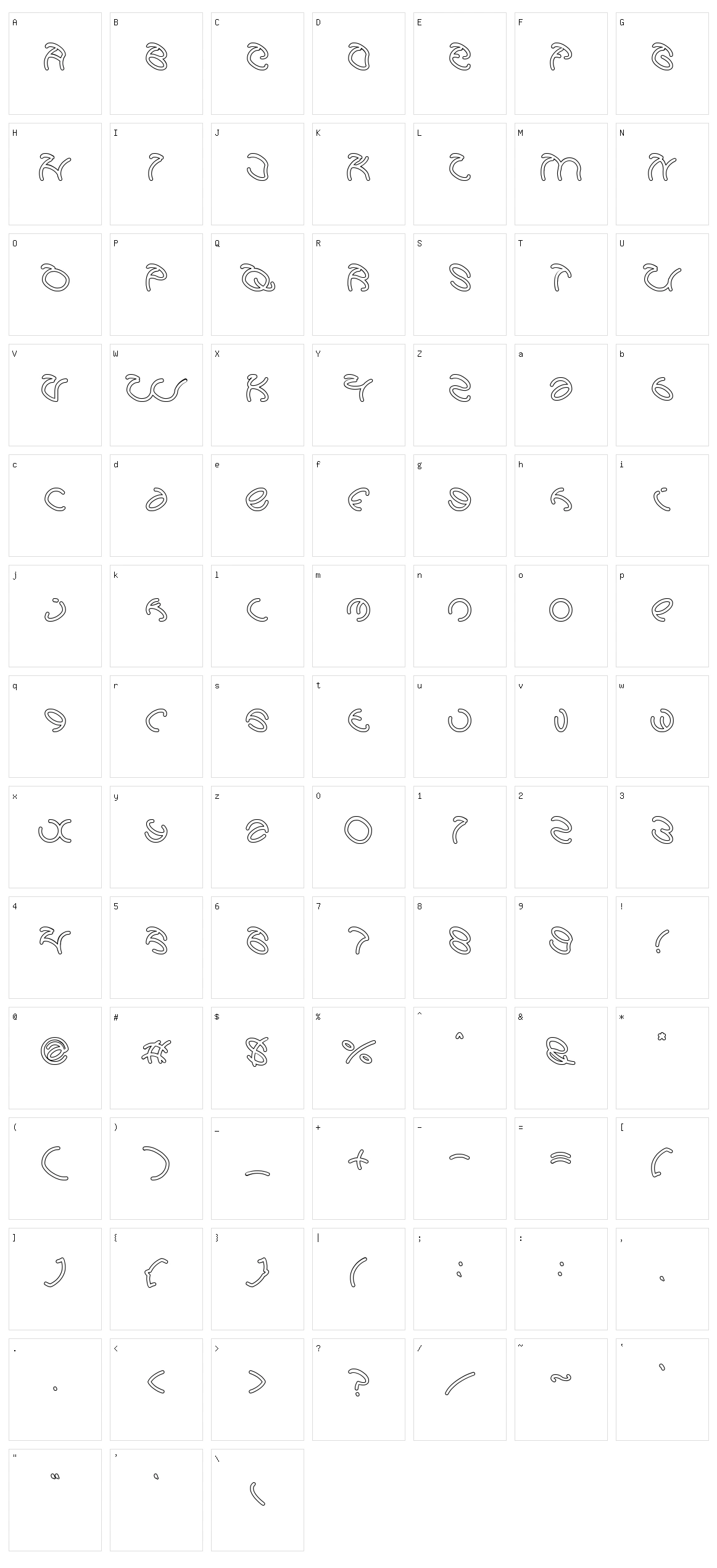 Graphic Dream Character Set