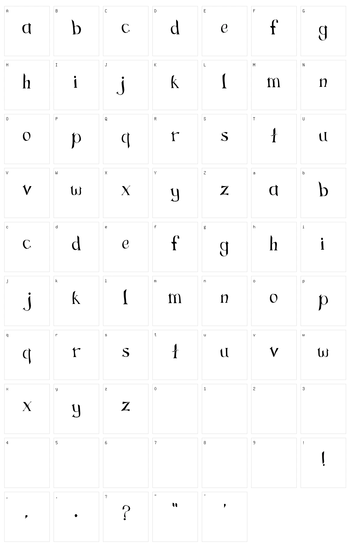 Green Grass Character Set